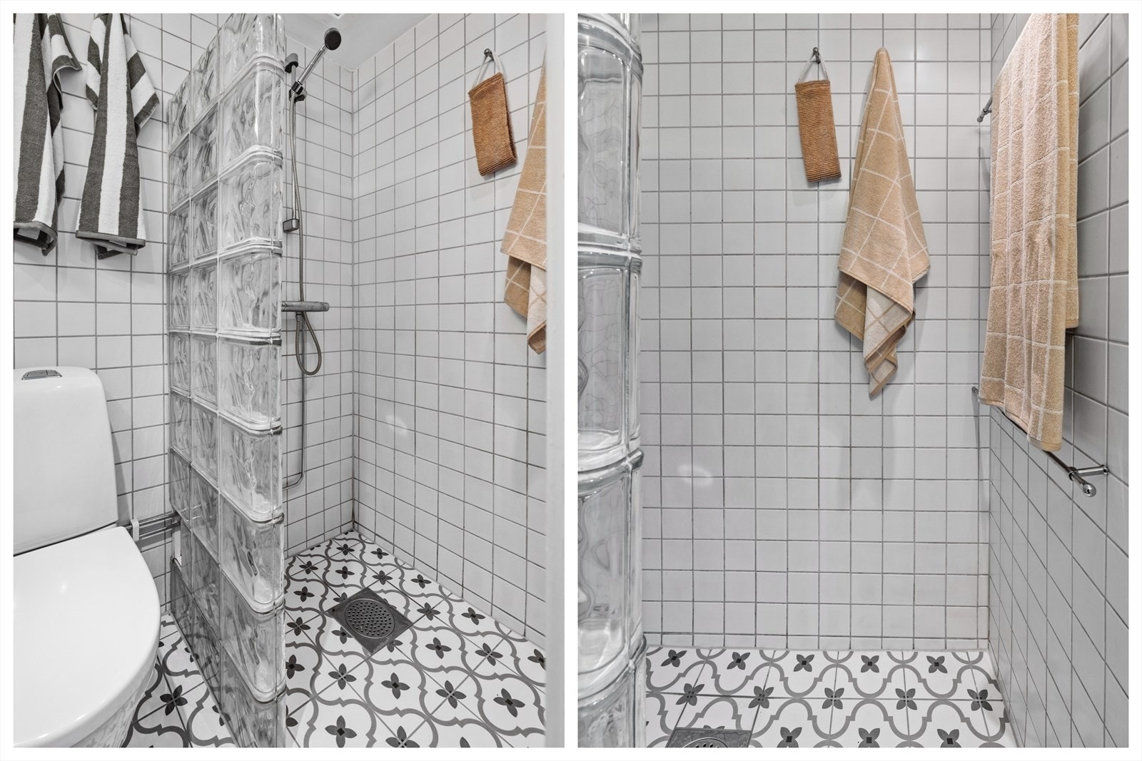 Nye varmekabler og gulvfliser lagt 2024. Utført av M-tek. Galleribilde