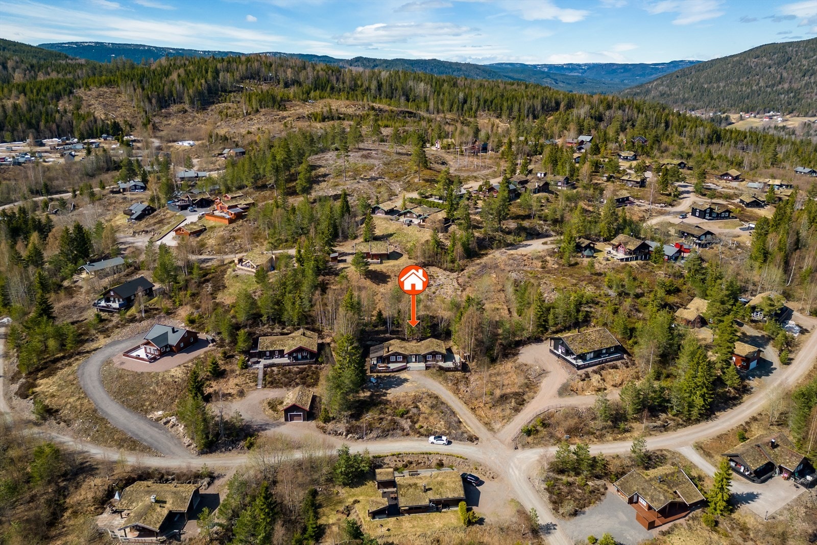 Et godt etablert hyttefelt Galleribilde