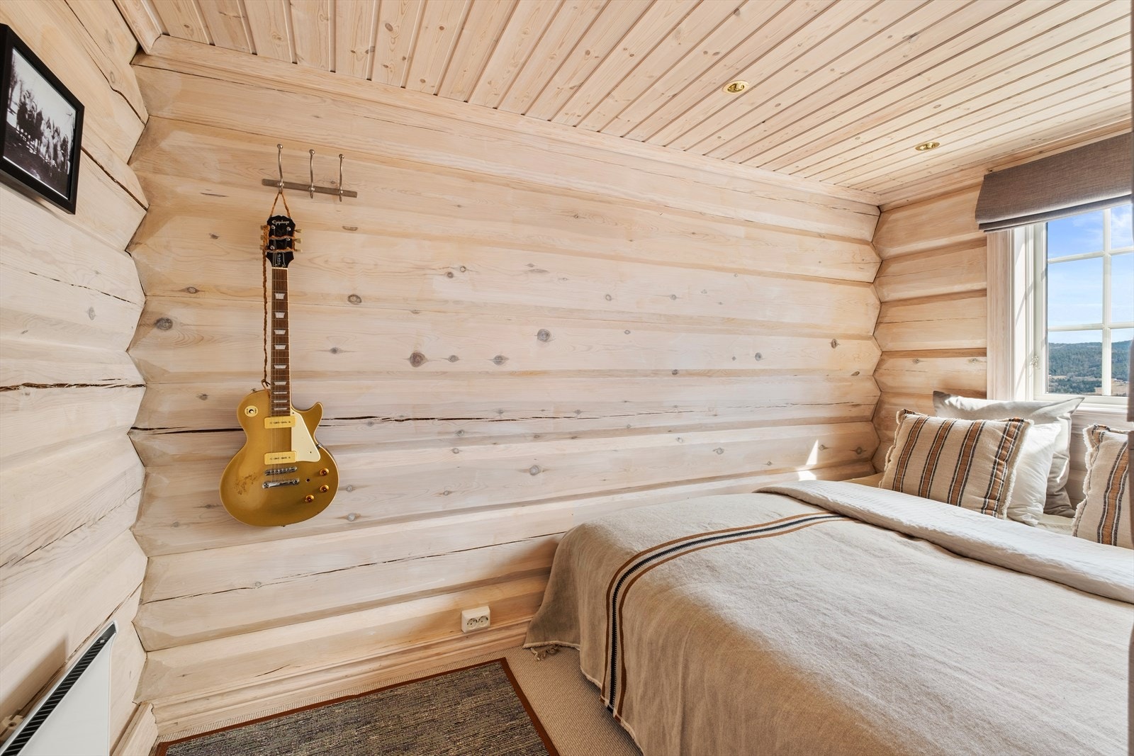 Det er god utsikt fra soverommet Galleribilde