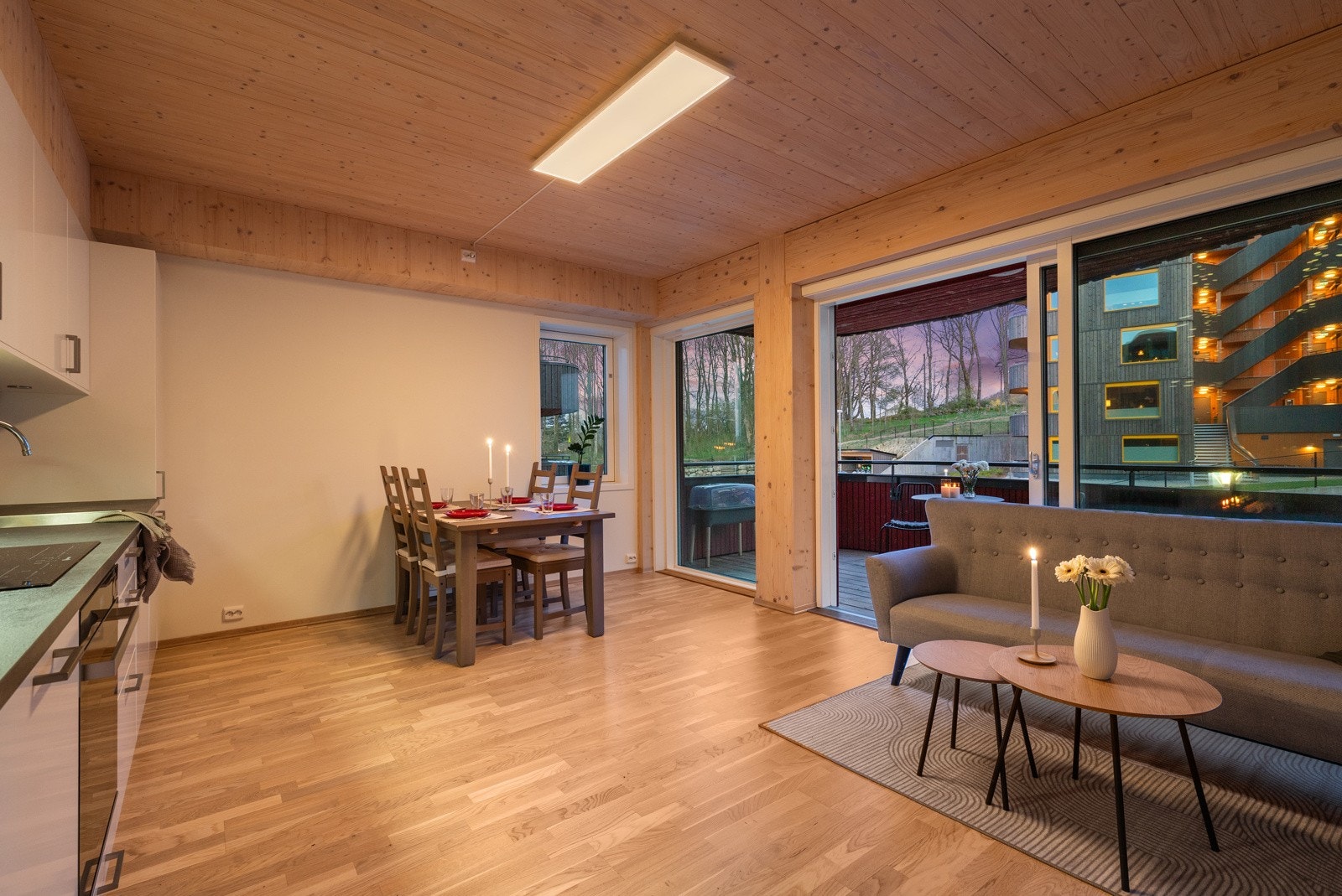 Kveldsbilde - Stue Galleribilde