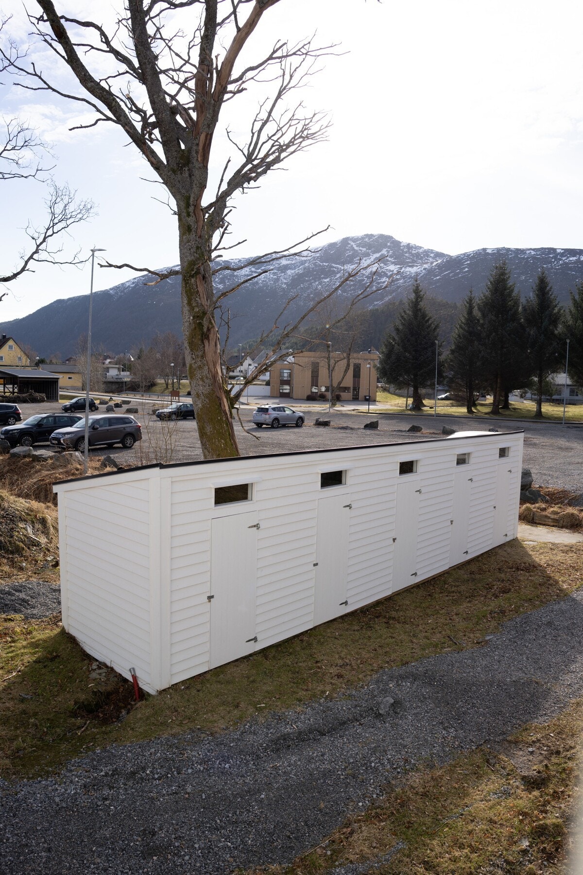 Utvendige boder for de seksjonene som ikke har innvendig bod. Galleribilde