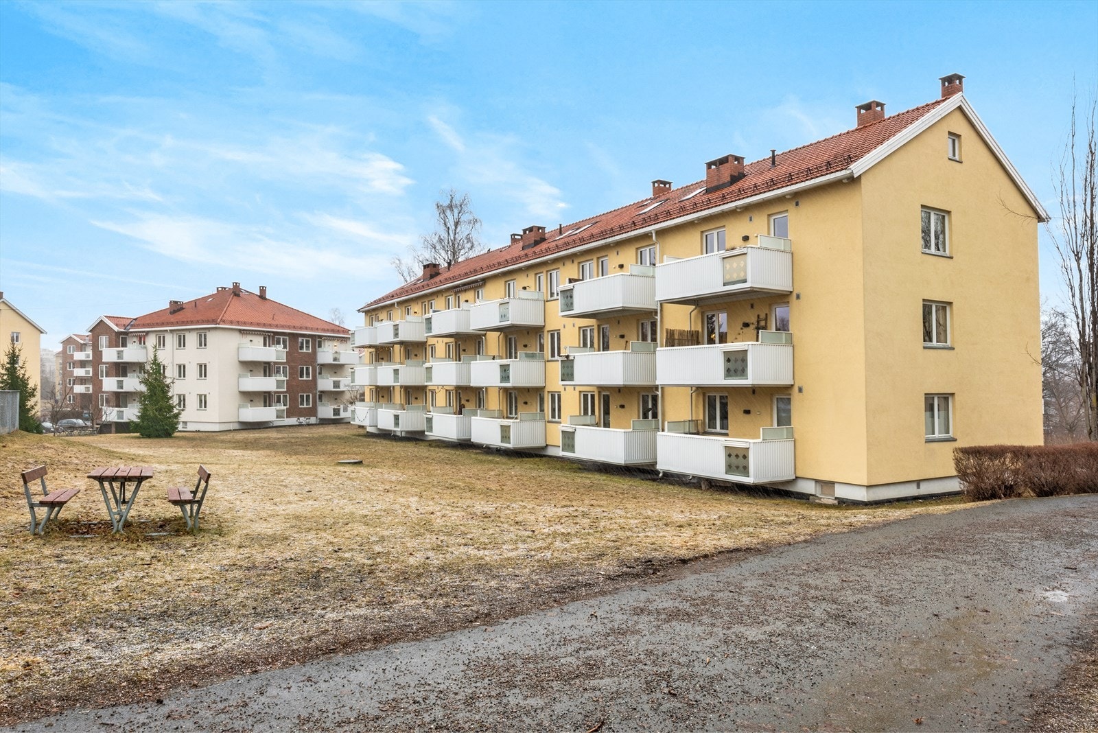 Fasaden er pent opparbeidet. Galleribilde