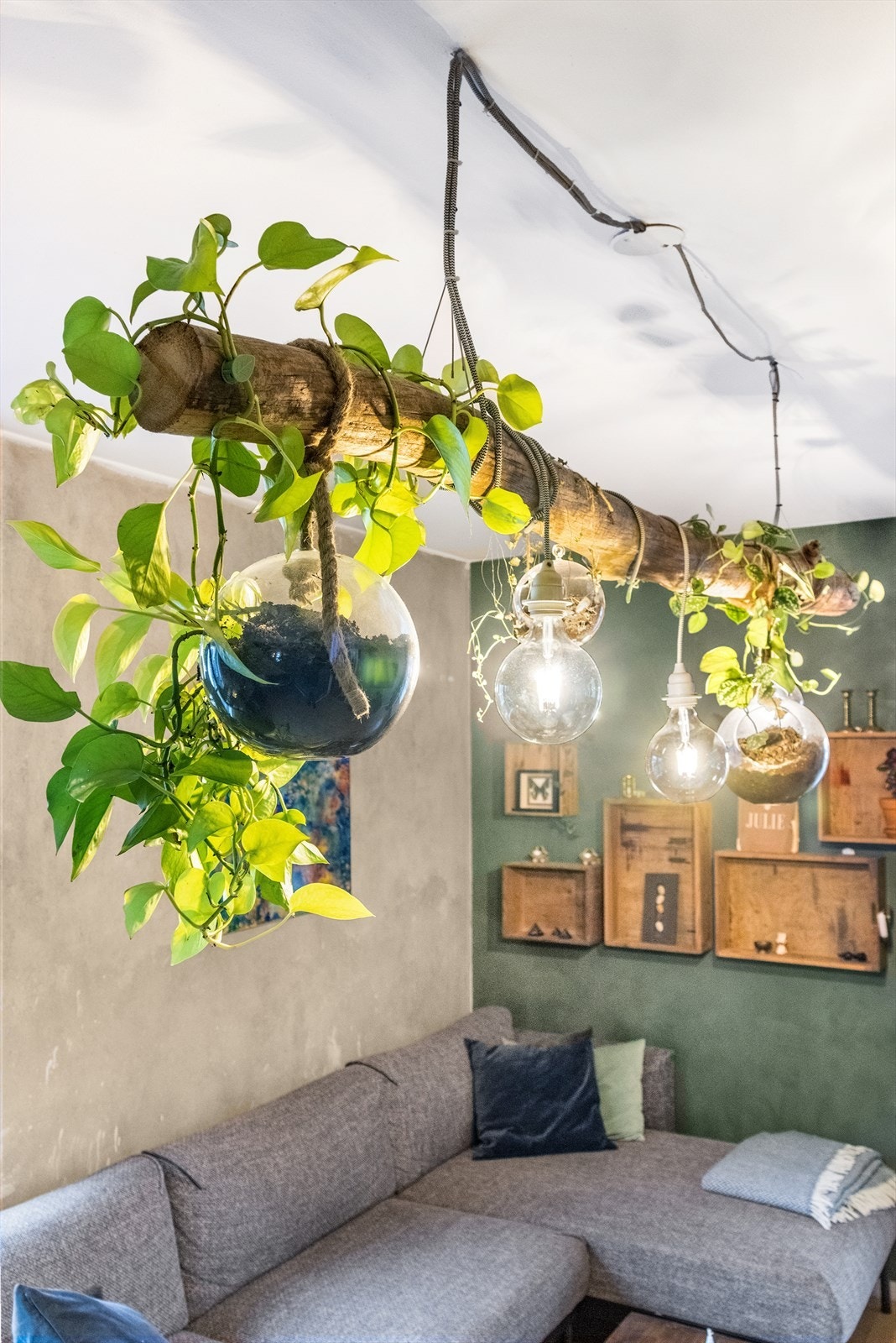 Leiligheten byr også på mange stilige detaljer. Galleribilde