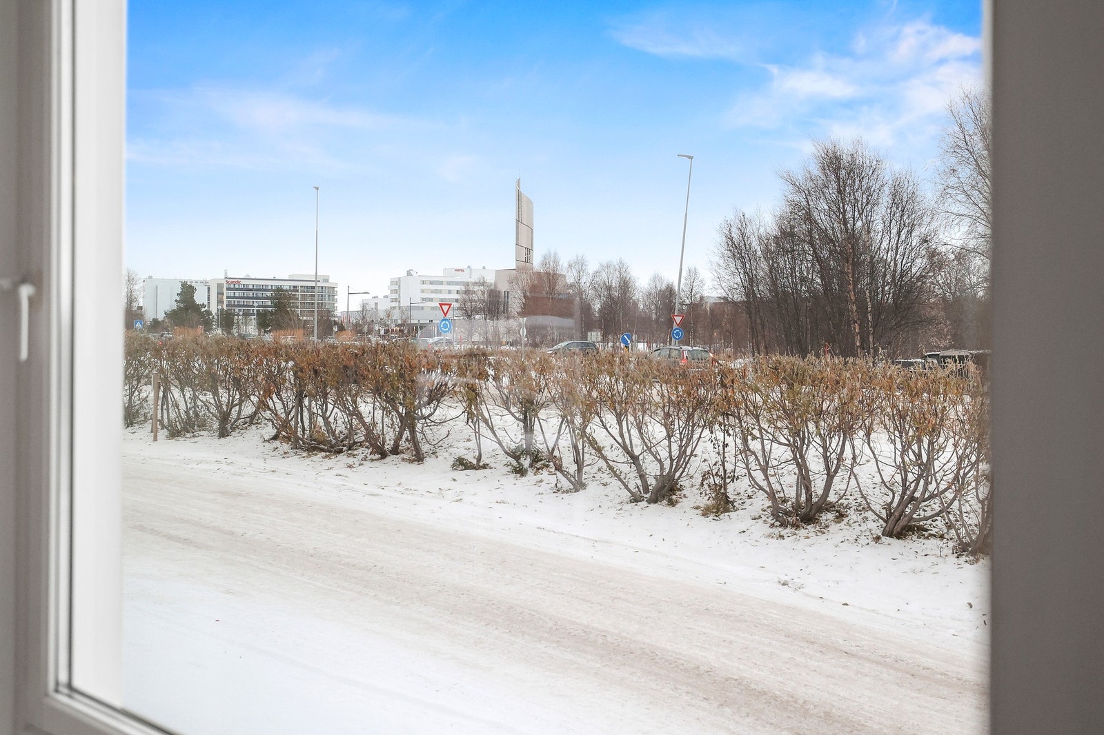 Utsikt fra stuevindu Galleribilde