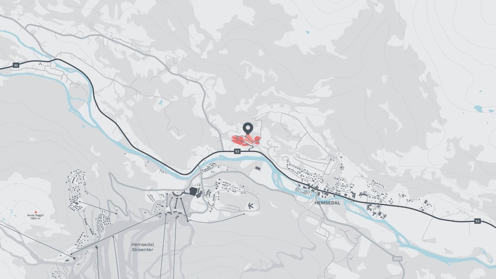 Beliggenhet midt mellom skisenteret og sentrum. Galleribilde