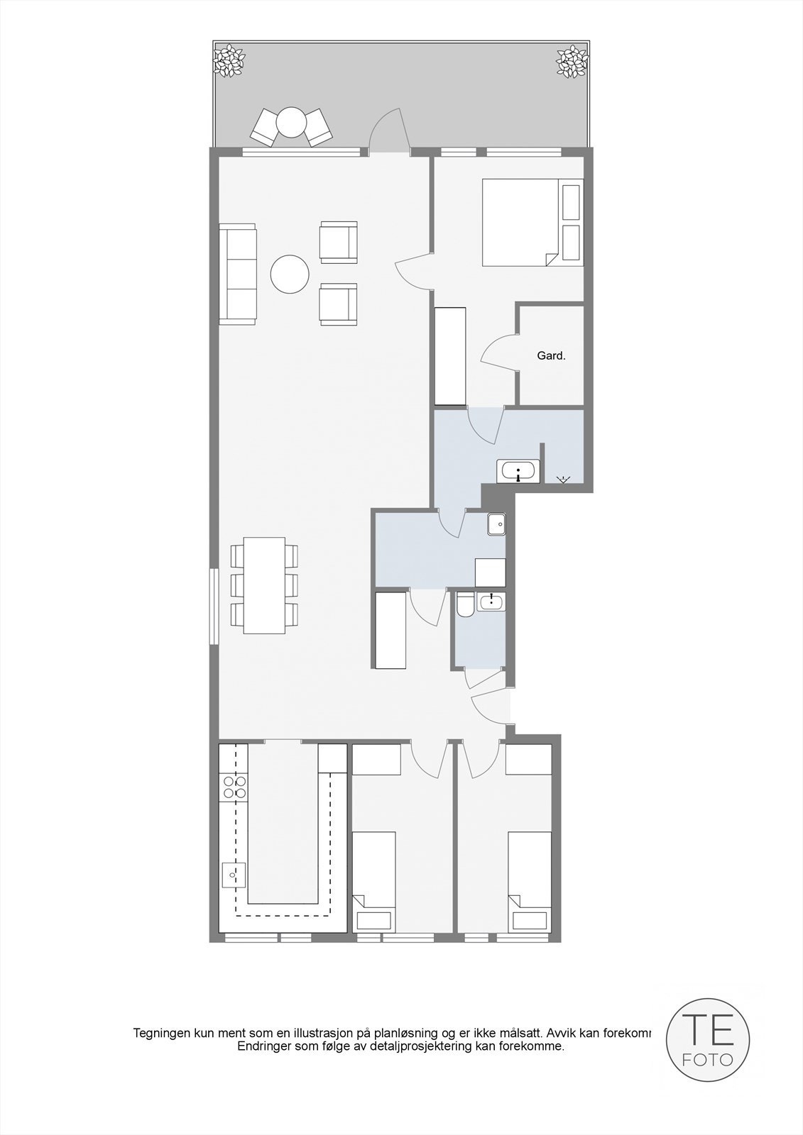 Plantegning Galleribilde