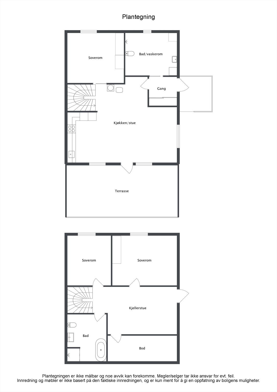 Plantegning Galleribilde