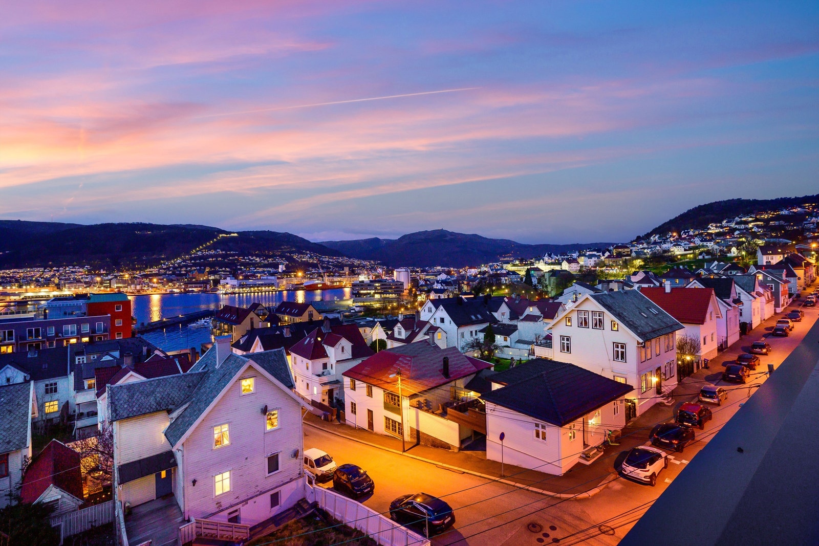Fra Laksevåg mot byen. Galleribilde