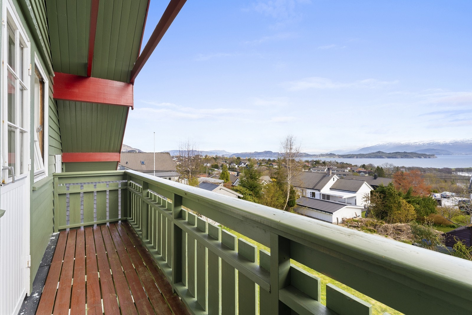 Balkong på loft. Galleribilde