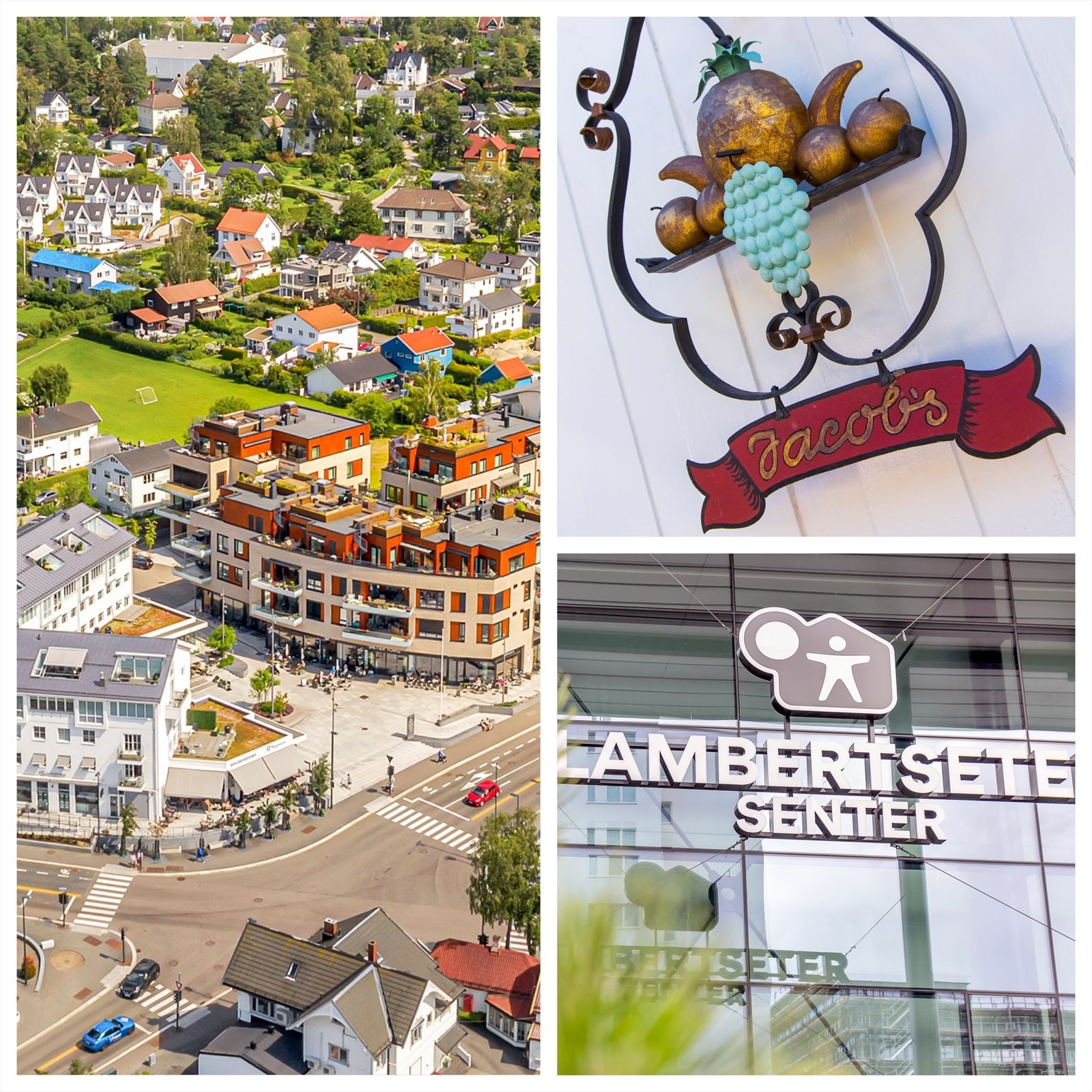 Nærhet til et bredt servicetilbud i bydelens tre handelssentre, Sæter, Holtet og Lambertseter. Galleribilde