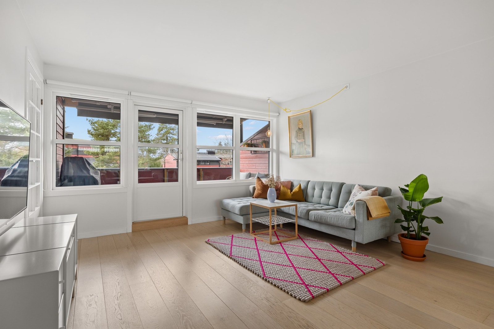 1-stavs parkett på gulvet Galleribilde