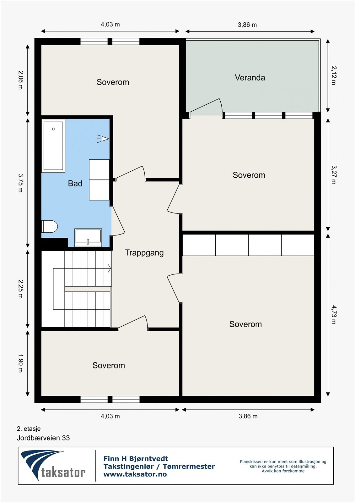 Plantegning - 2. etasje Galleribilde