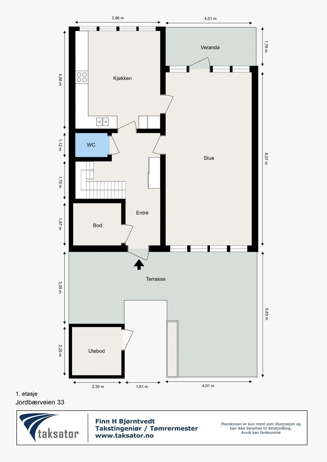 Plantegning - 1. etasje Galleribilde
