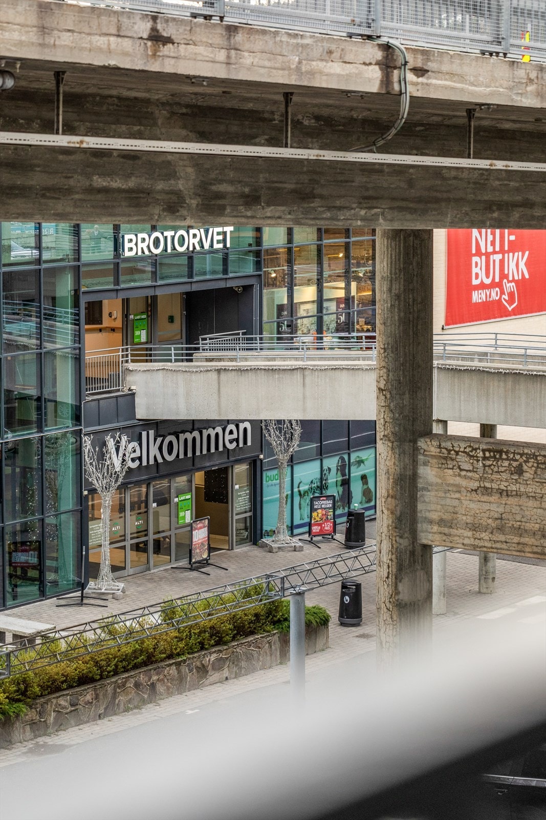 Tøffelavstand til Brotorvet kjøpesenter Galleribilde