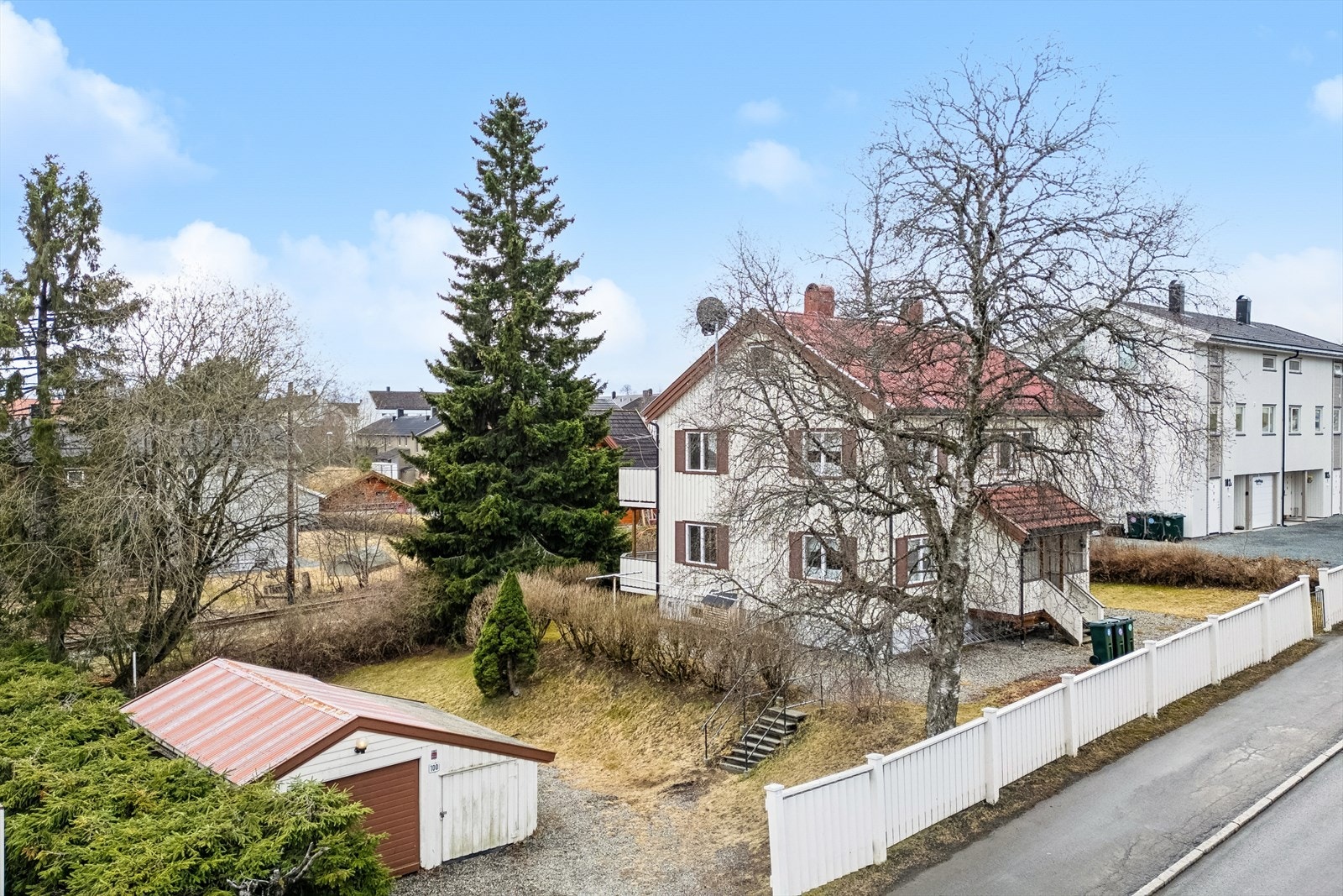 Bøckmans Veg går opp fra Stavne og ender på Munkvoll. Galleribilde