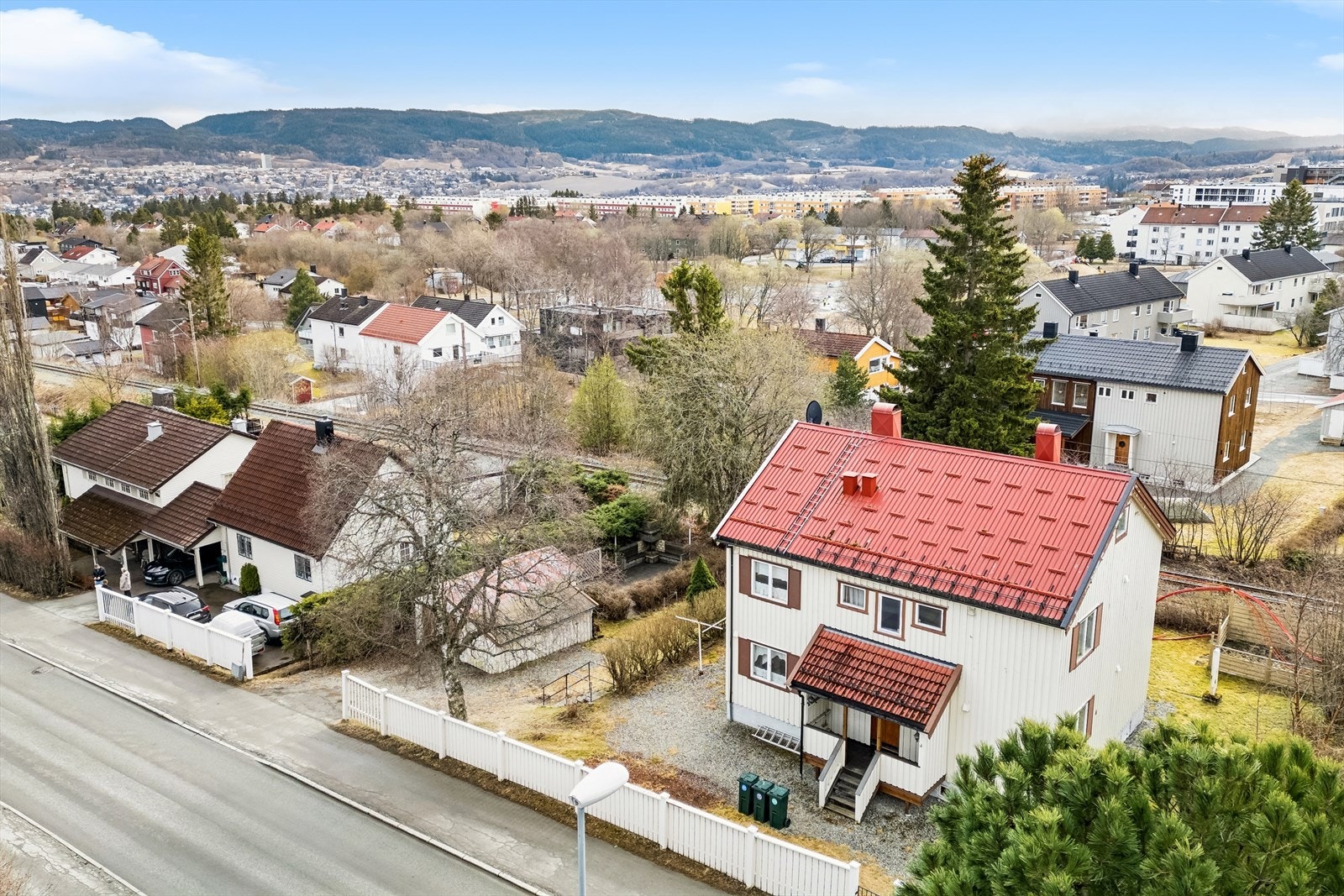 Dronebilde område. Galleribilde