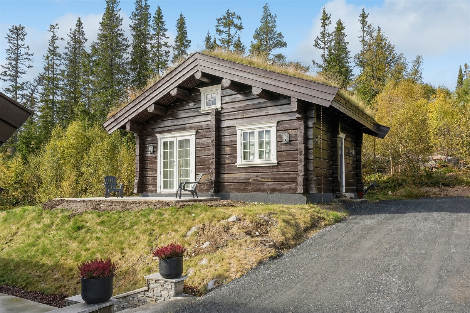 Innbydende gjestehytte/anneks med eget kjøkken, soverom, bad og hems. Galleribilde