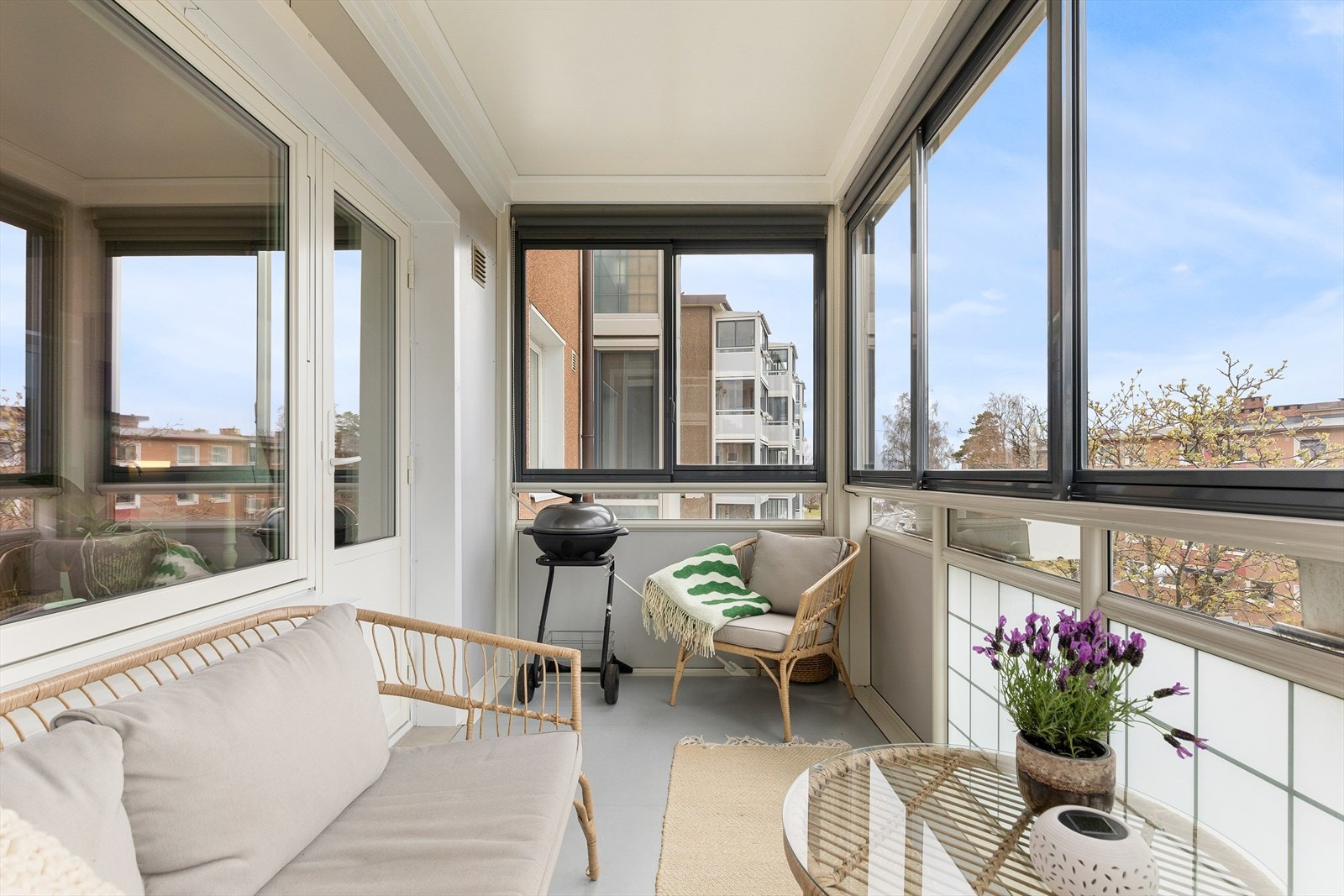 God plass til både møbler og grill. Galleribilde