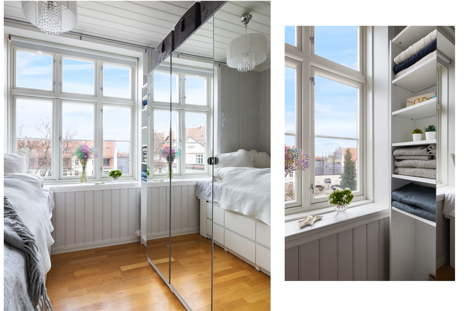 Her er det nok oppbevaring for 2 personer Galleribilde