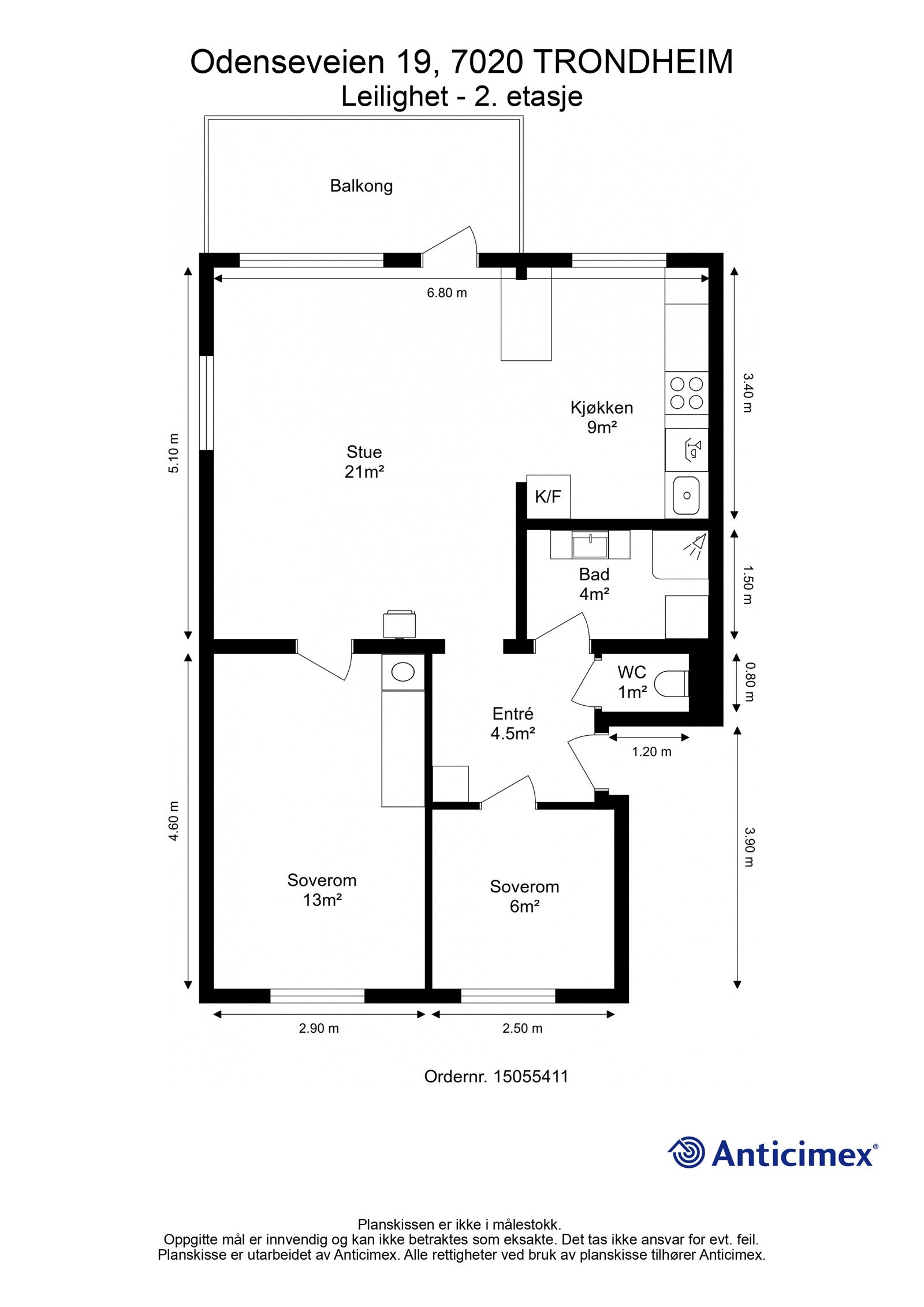 Plantegning Galleribilde