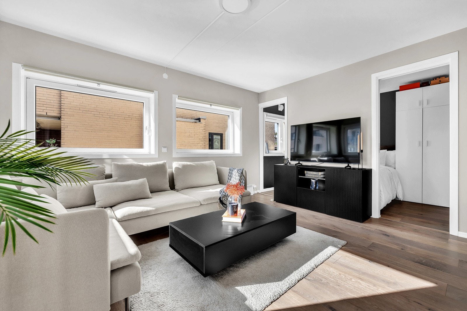 God plass til en avslappende sofagruppe. Galleribilde