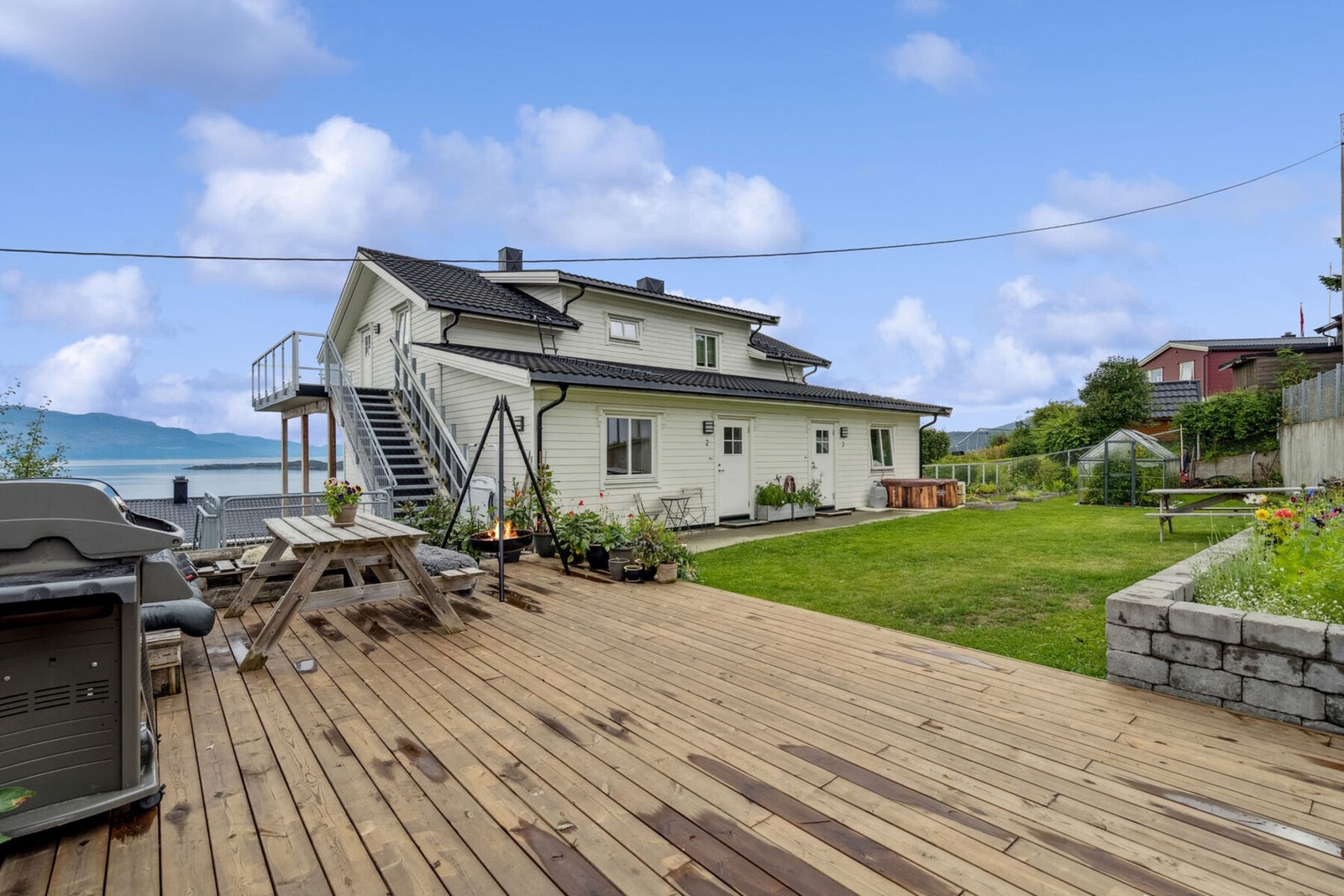 Felles uteområde for sameie. Galleribilde