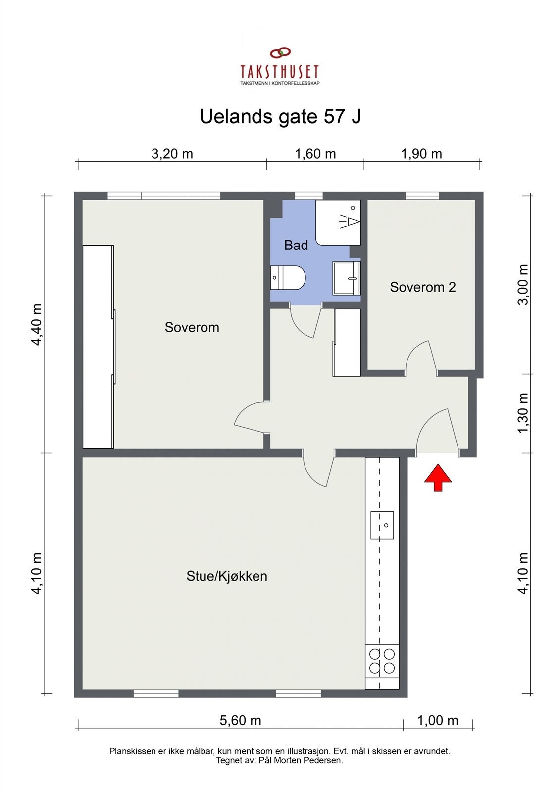 God og gjennomgående planløsning. Galleribilde