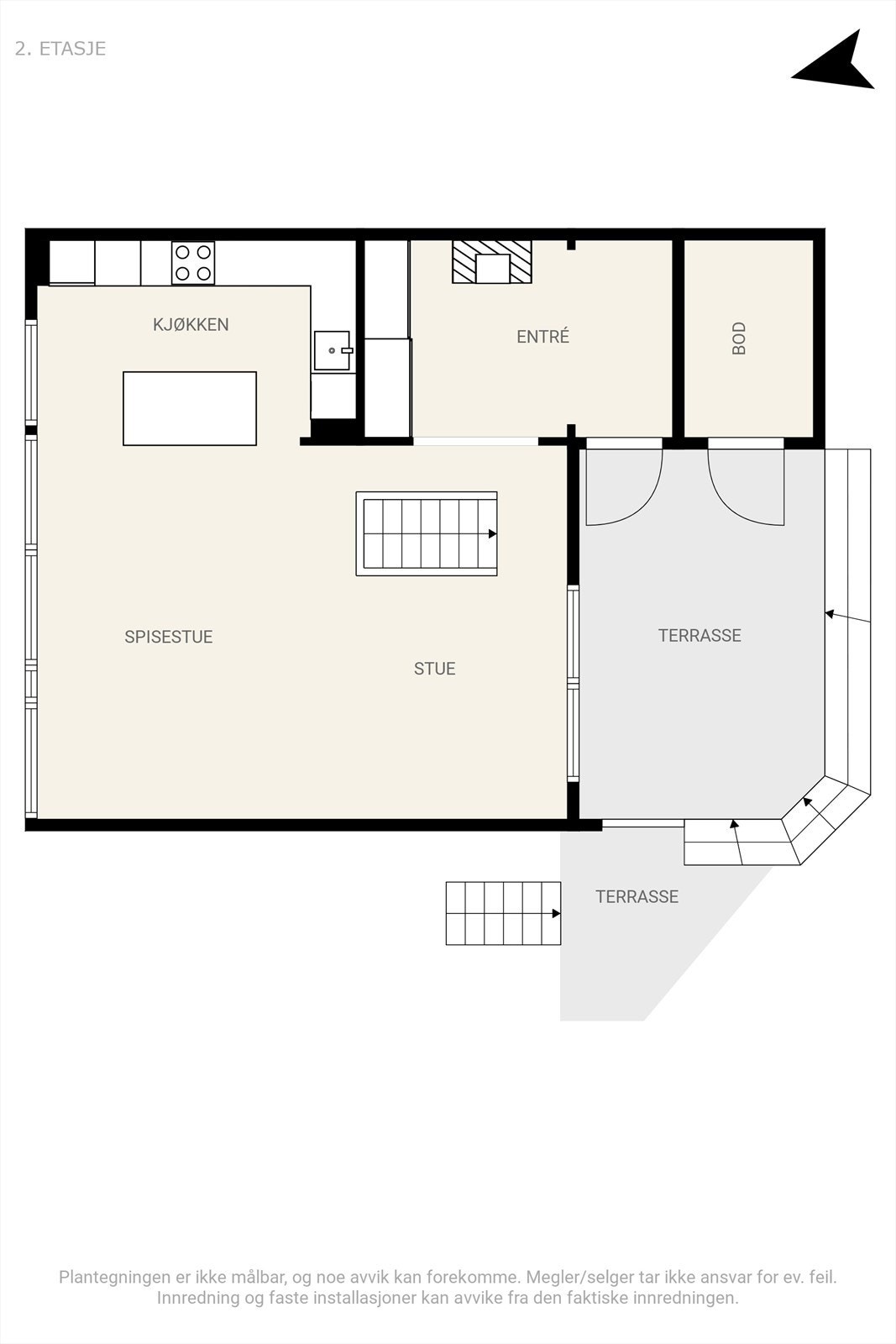 Plantegning hovedetasje Galleribilde