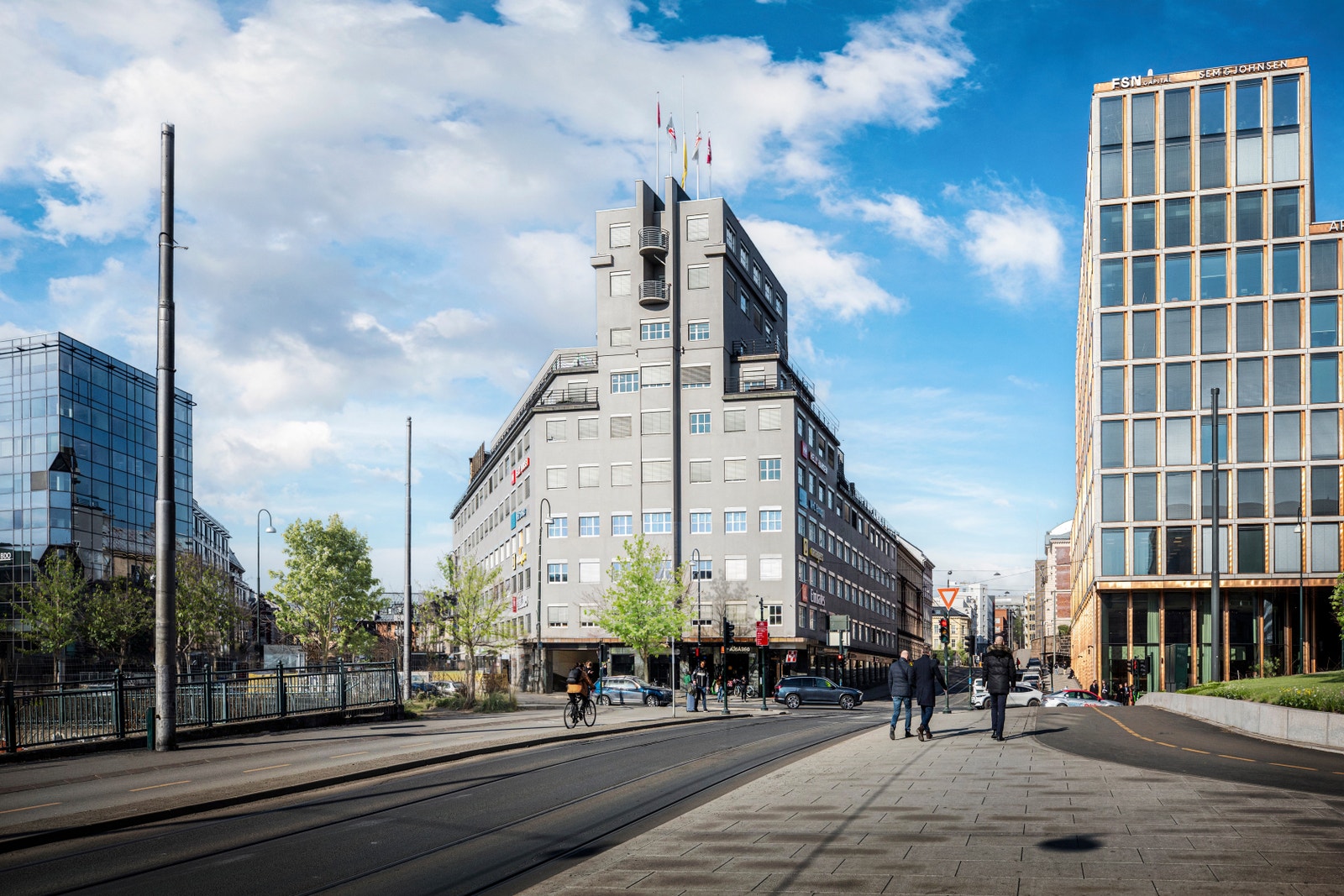 Flotte ledige lokaler i byens CBD. rett ved Nasjonalmuseet, Vika og Aker Brygge. Manipulert bilde Galleribilde