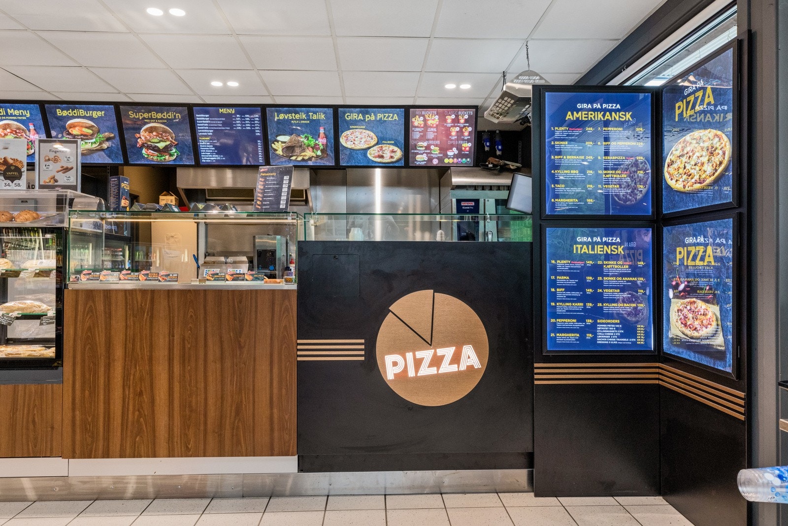 Konsepter som "Gira på Pizza" og Bøddiburger har blitt godt mottatt. Galleribilde