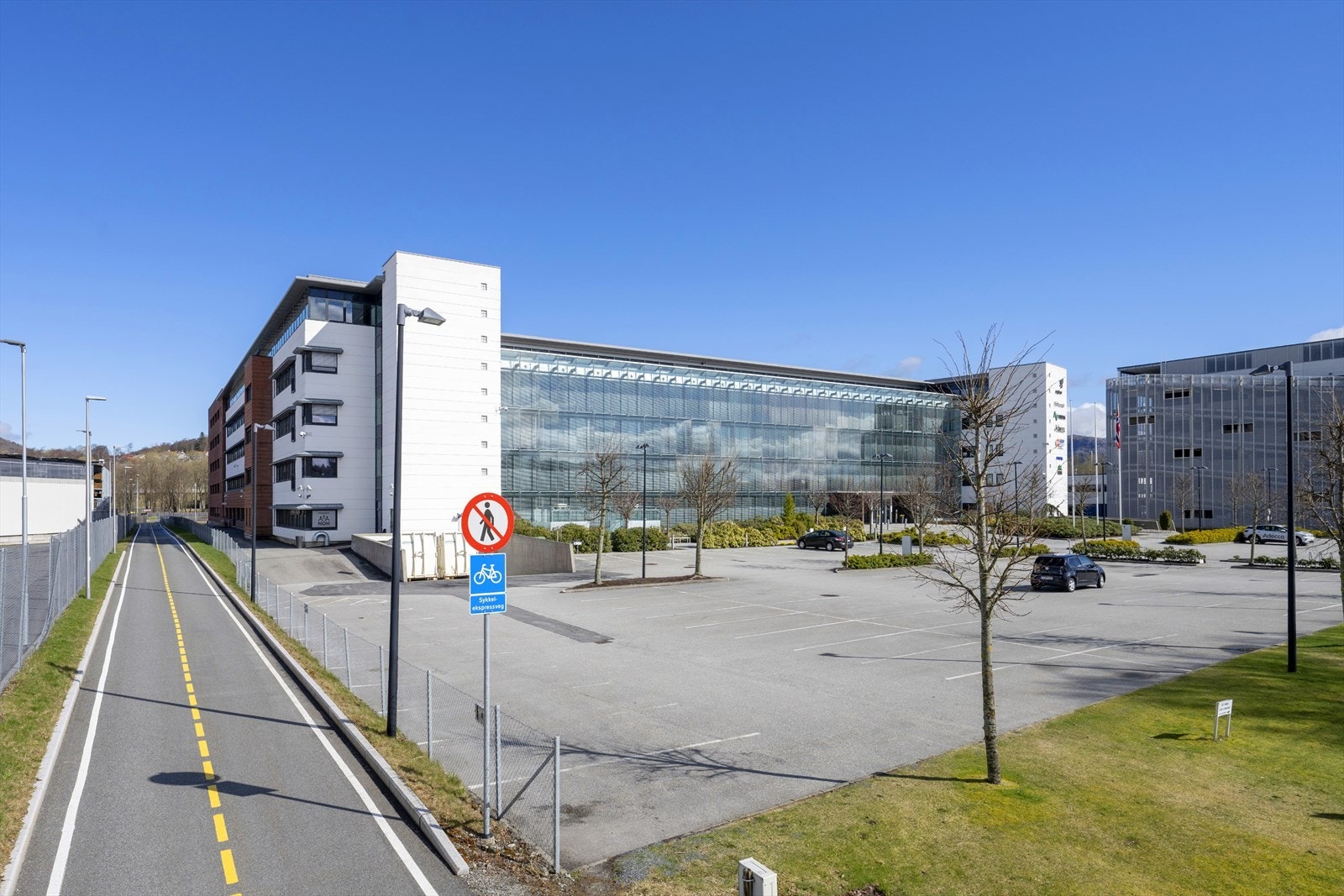 Inntil sykkelvei Galleribilde