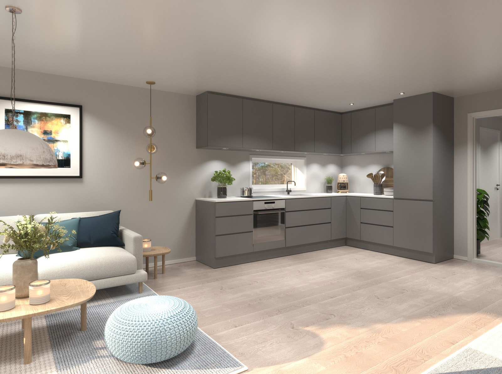 Innvendig illustrasjon Galleribilde