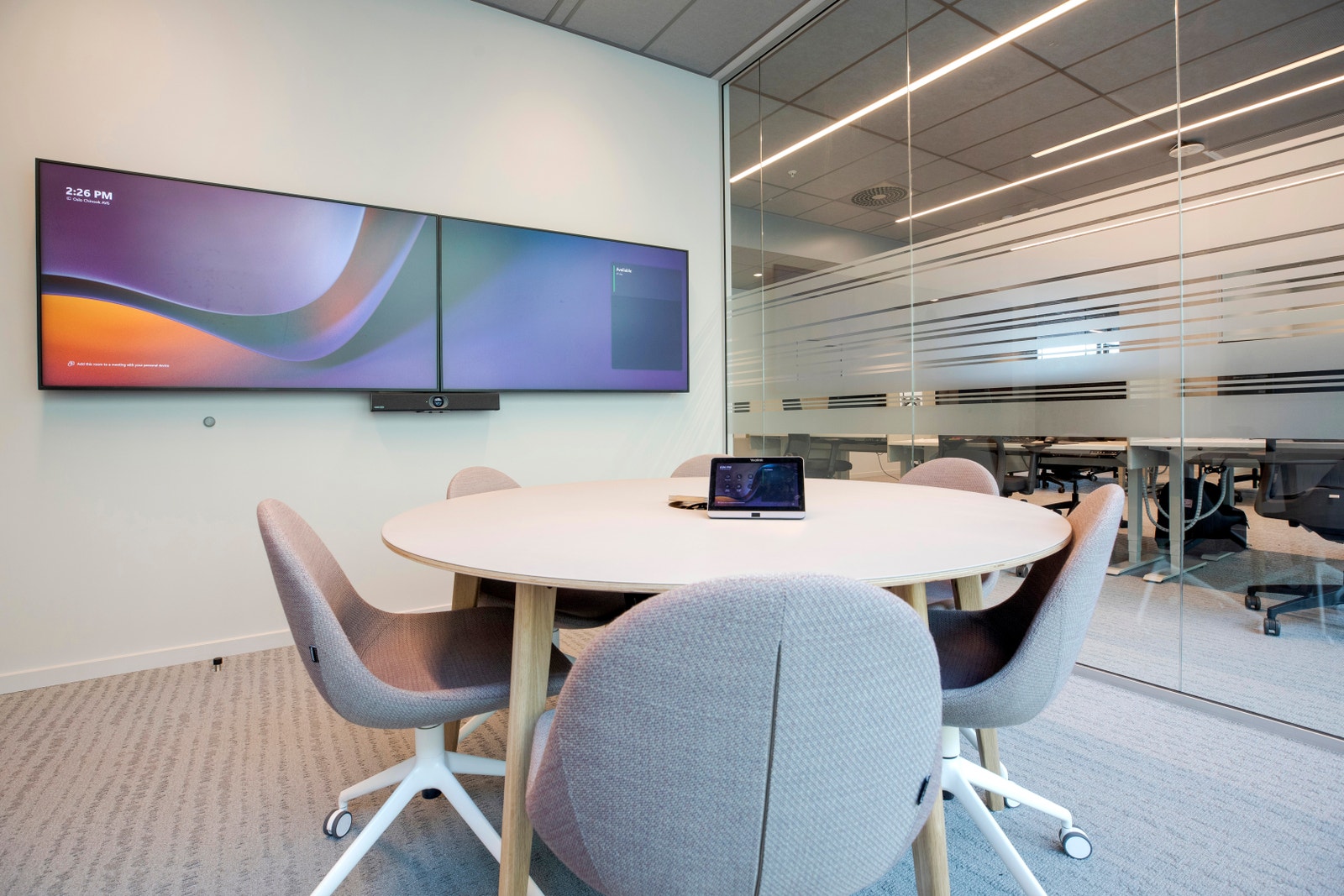 Interne møterom med AV-utstyr Galleribilde