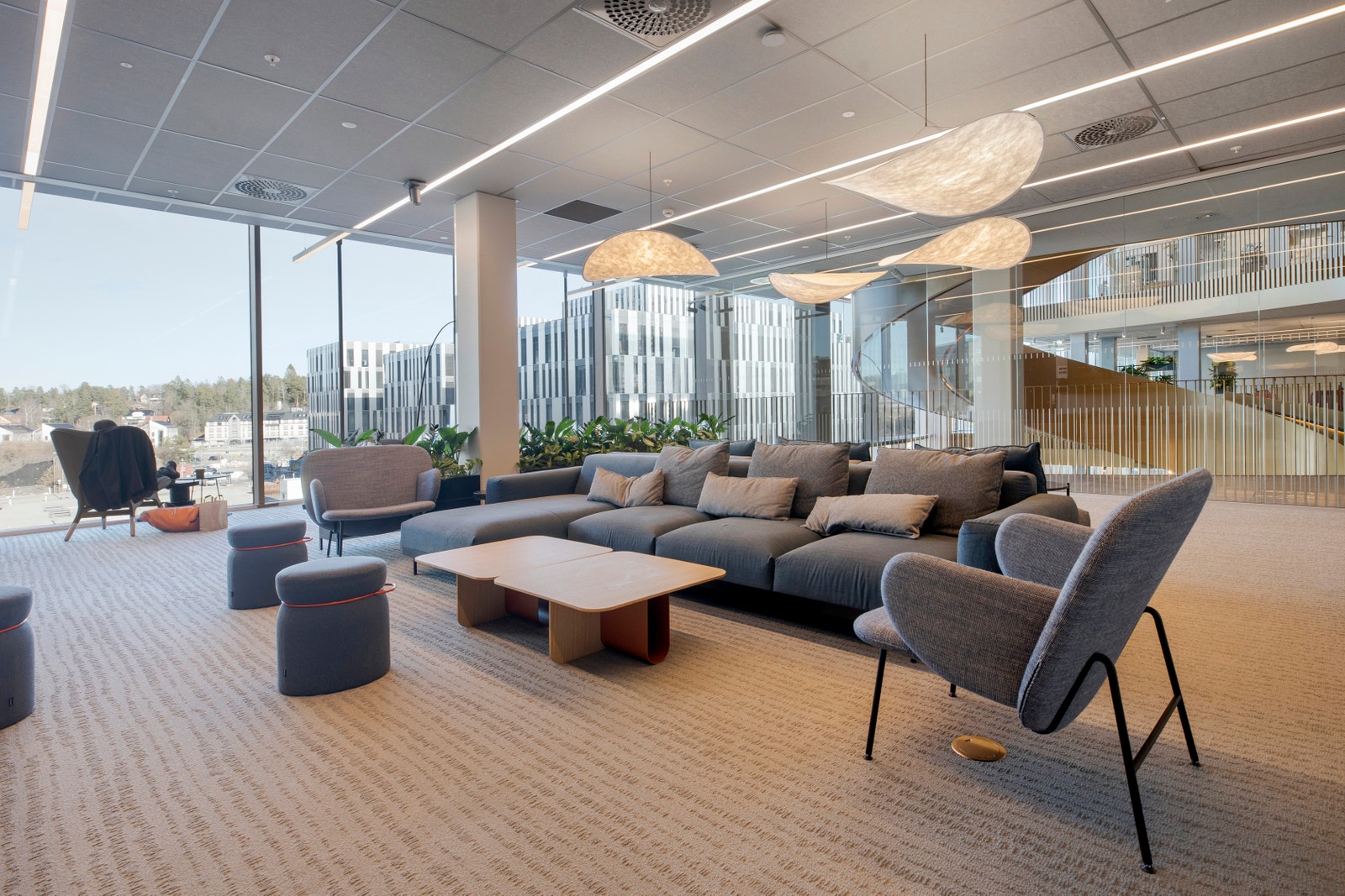 Felles lounge på etasjen Galleribilde