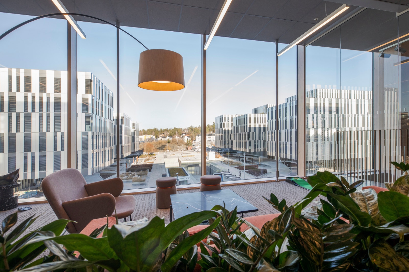 Felles lounge på etasjen Galleribilde