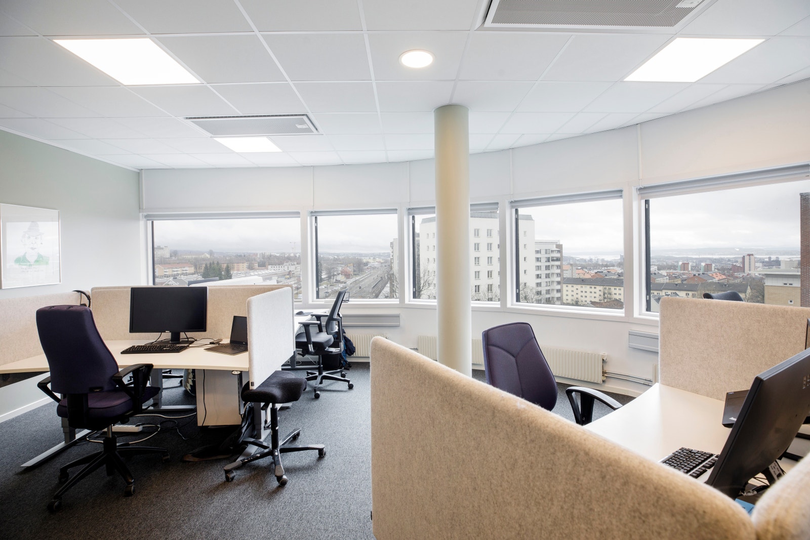 Her får dere en fantastisk utsikt over Storo og Nydalen Galleribilde