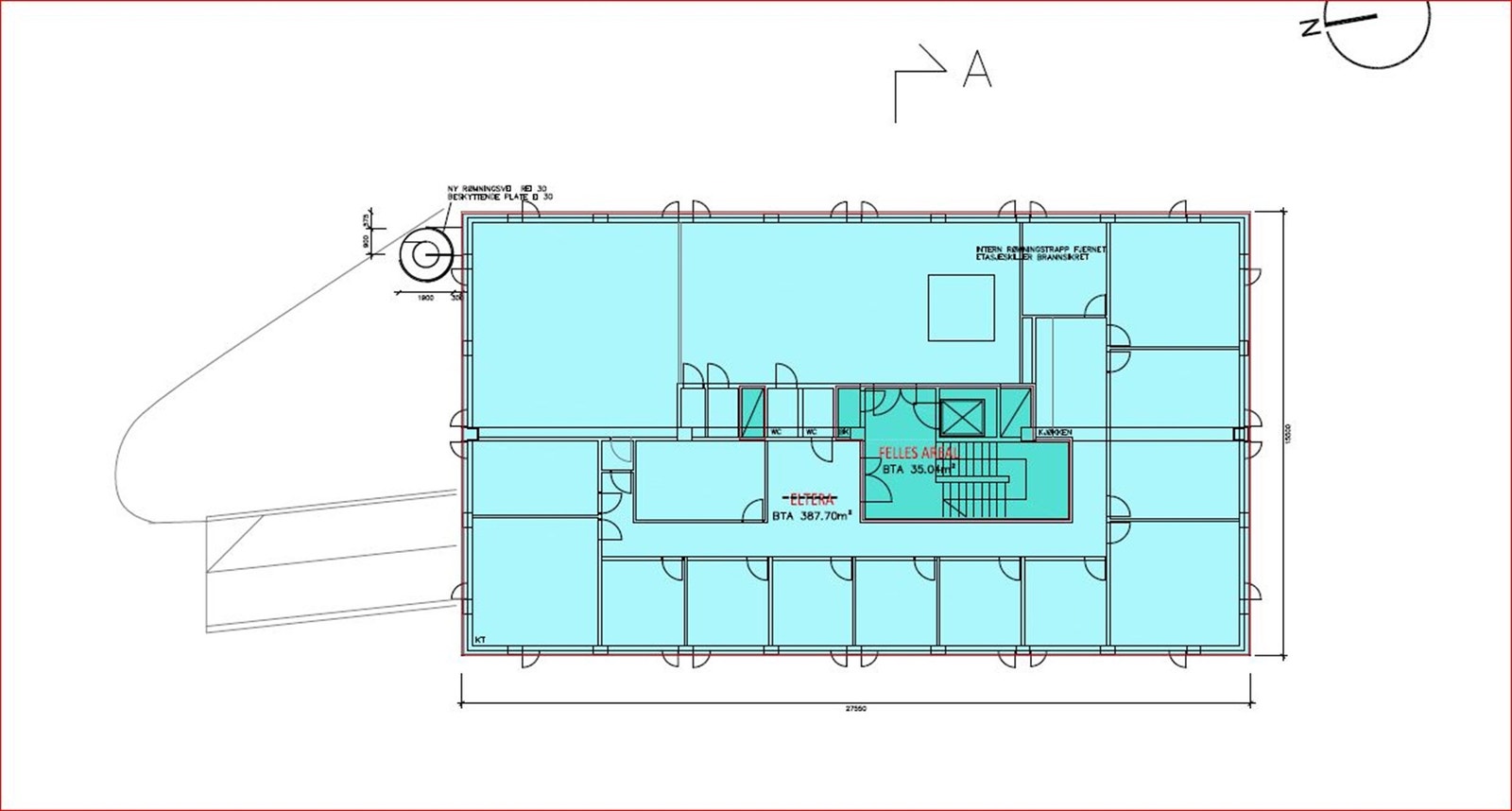 Plantegning 2 etasje Billingstadsletta 46.JPG Galleribilde