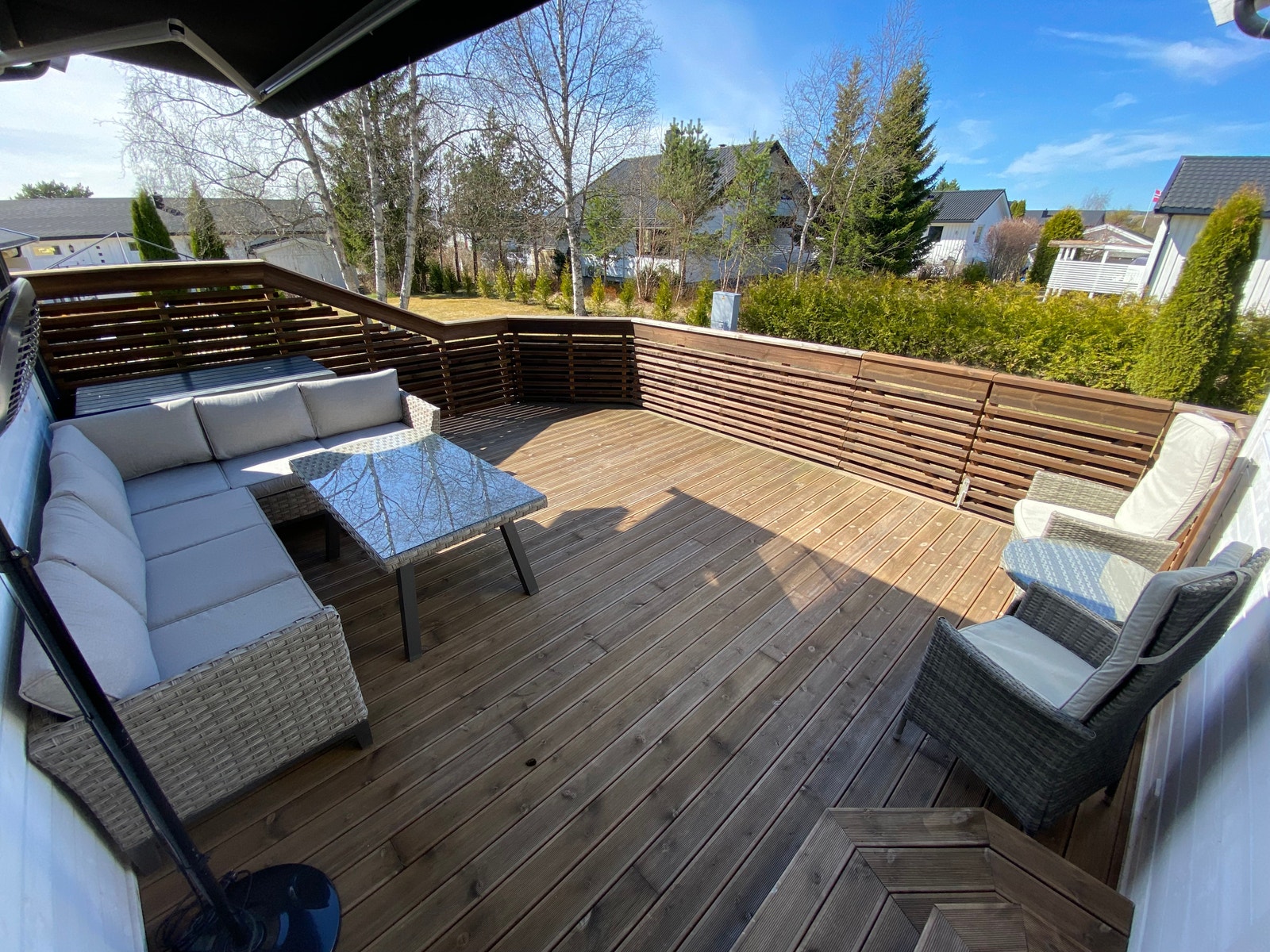 Balkong fra stue Galleribilde