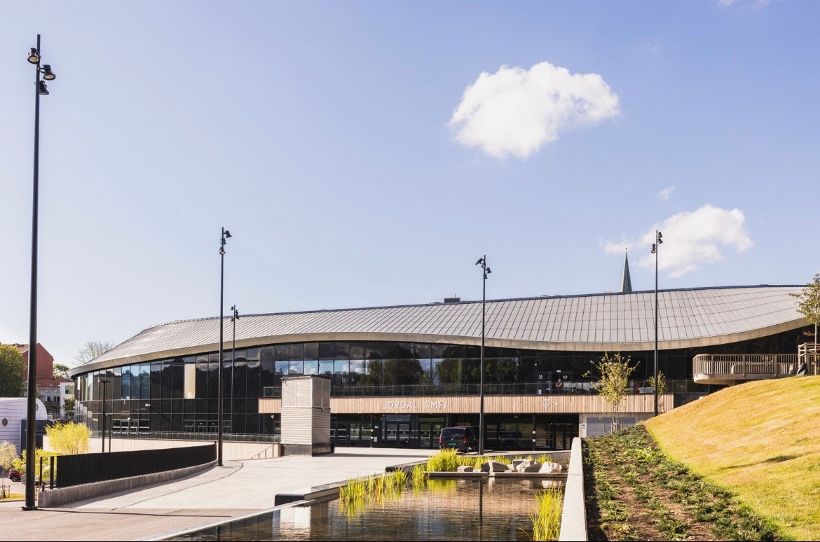 Jordal Amfi kun 2 minutters gange unna Galleribilde