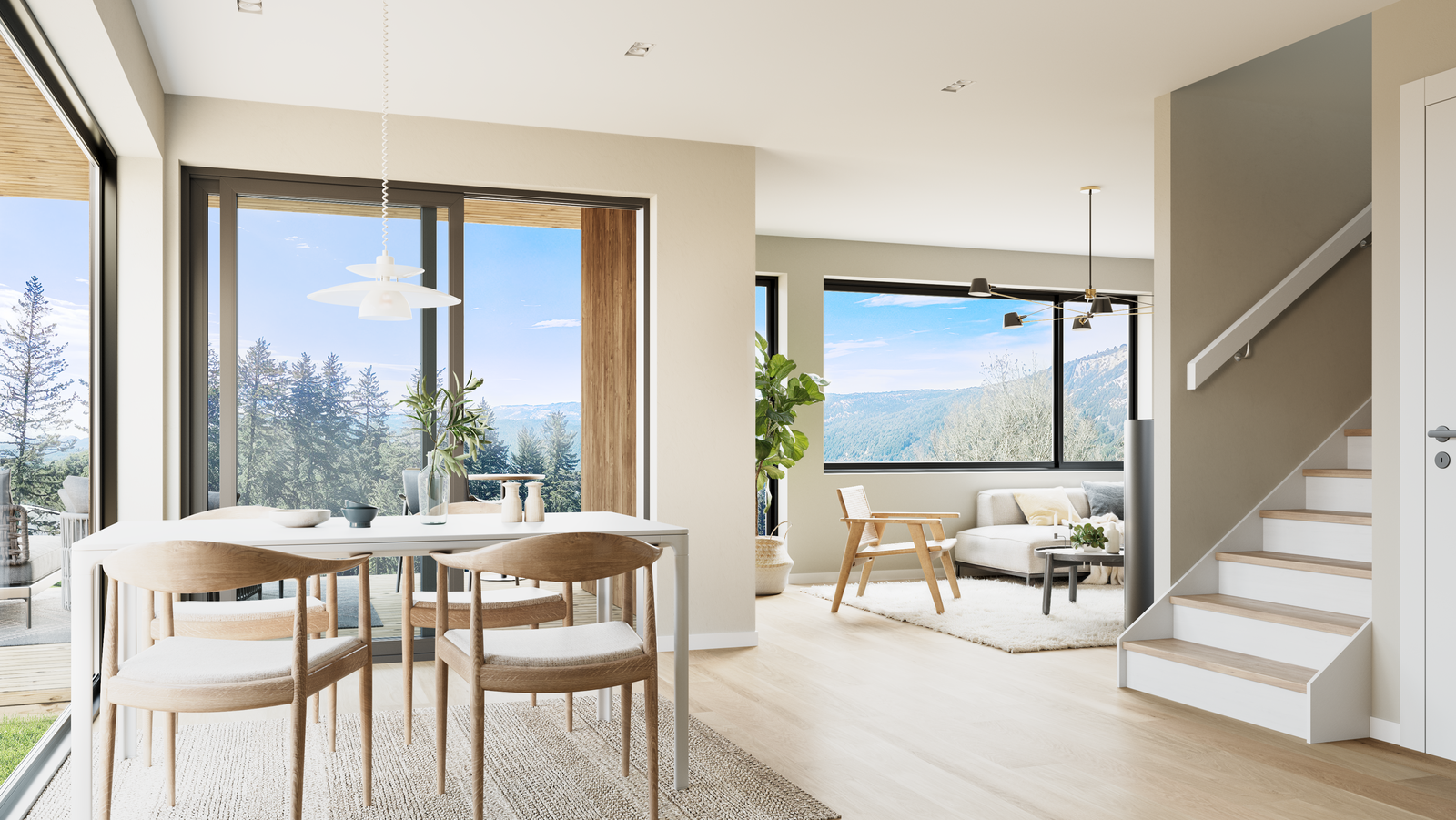 Lyst og trivelig Galleribilde