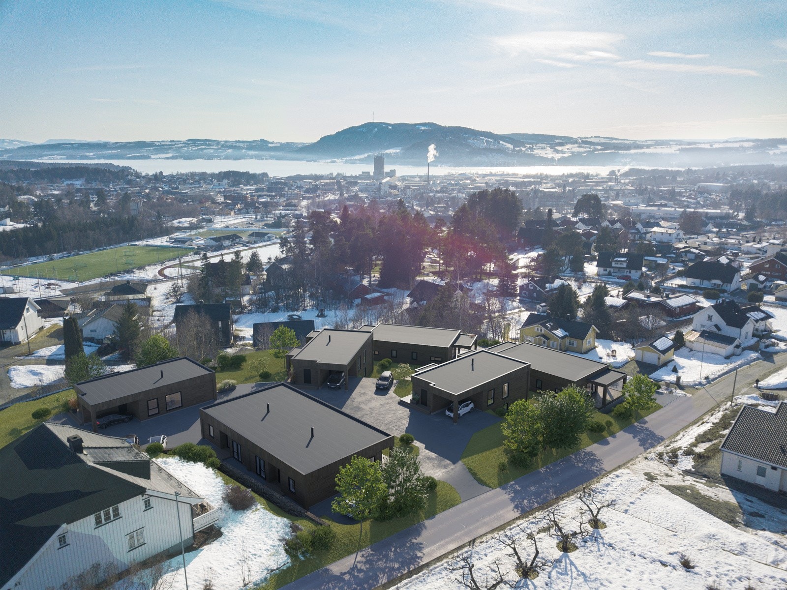 Narudkollen - Utsikt mot Mjøsa og områdene rundt Galleribilde