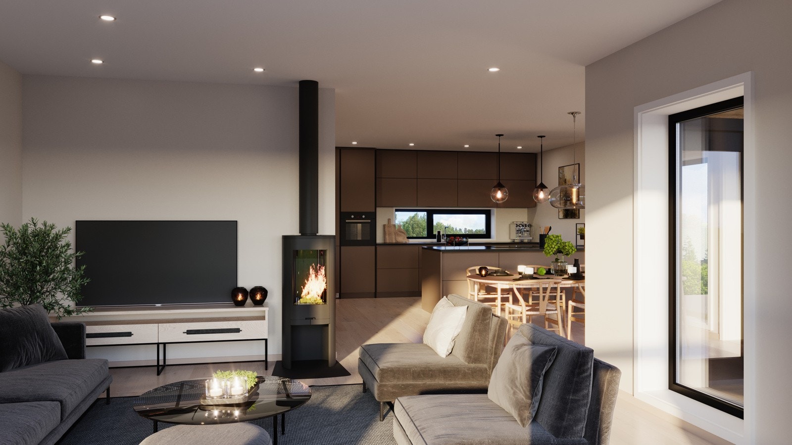 Bolig 5 og Bolig 6 - Tomannsbolig over to plan Galleribilde