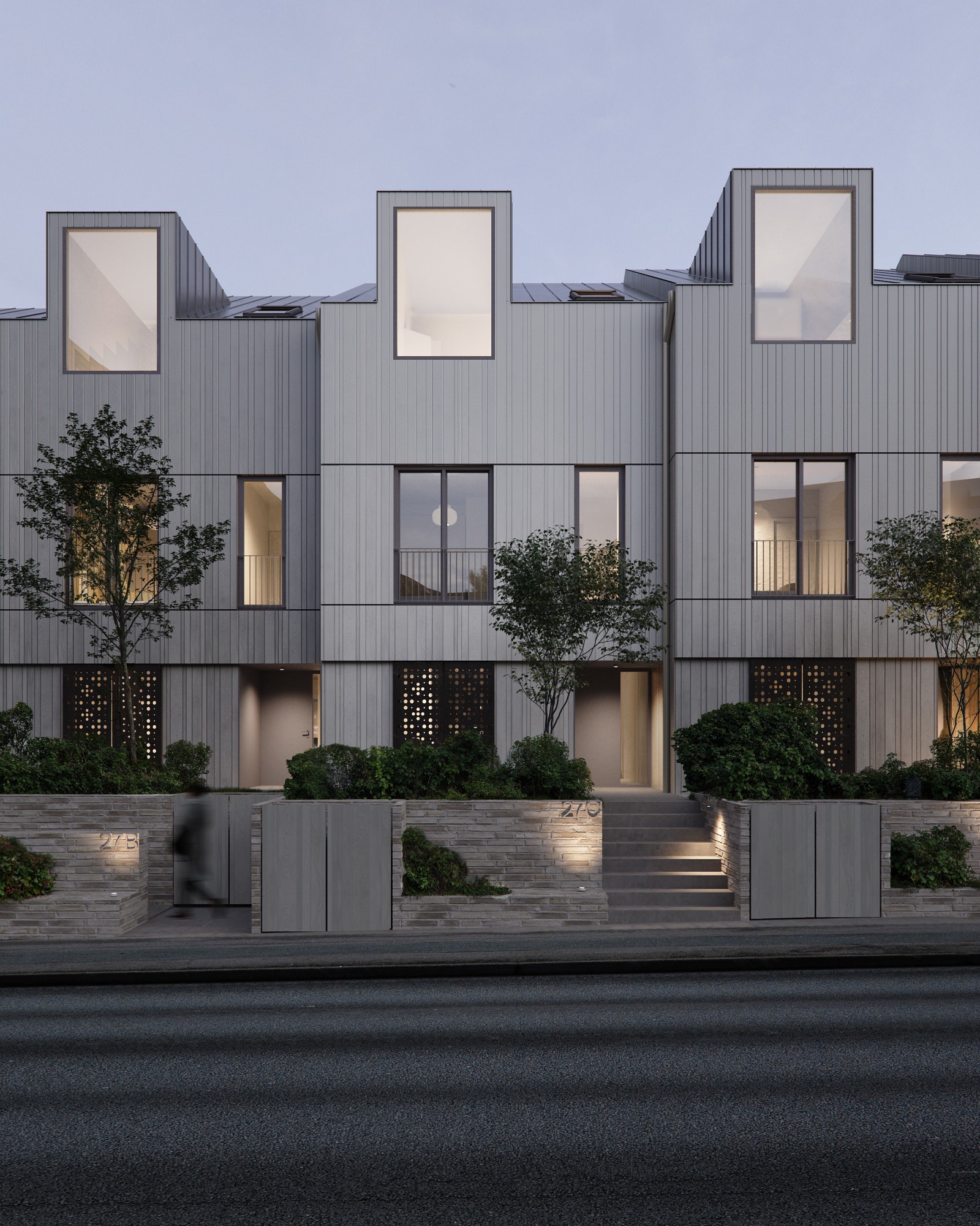 Fløen Park | Skreddersydd arkitektur tegnet av James Barber og Daniel Tenev. Galleribilde