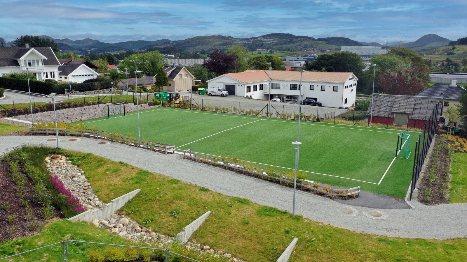 Søreng byr på flere fine uteområder. Galleribilde