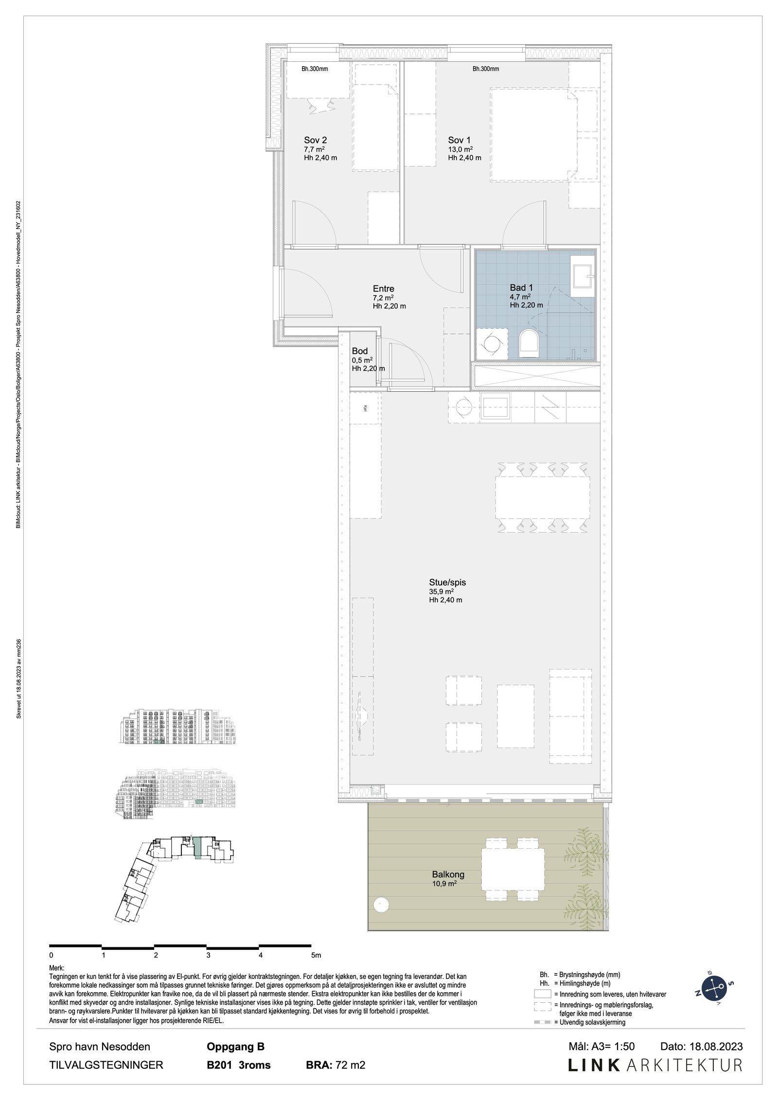 Plantegning B201 Galleribilde