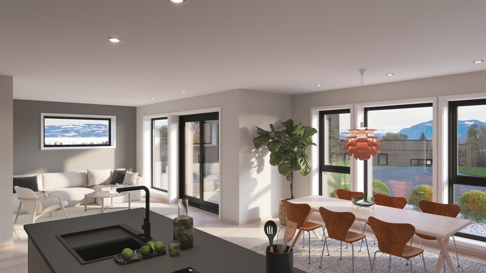 Bolig 1 - Tomannsbolig på ett plan Galleribilde