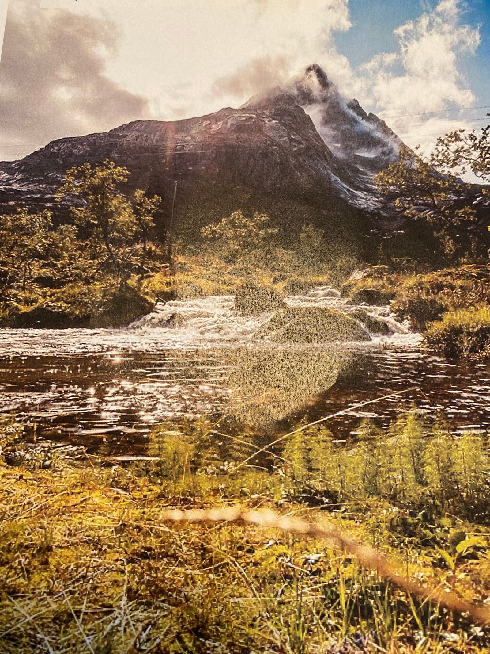 Friskt isbrevann Galleribilde