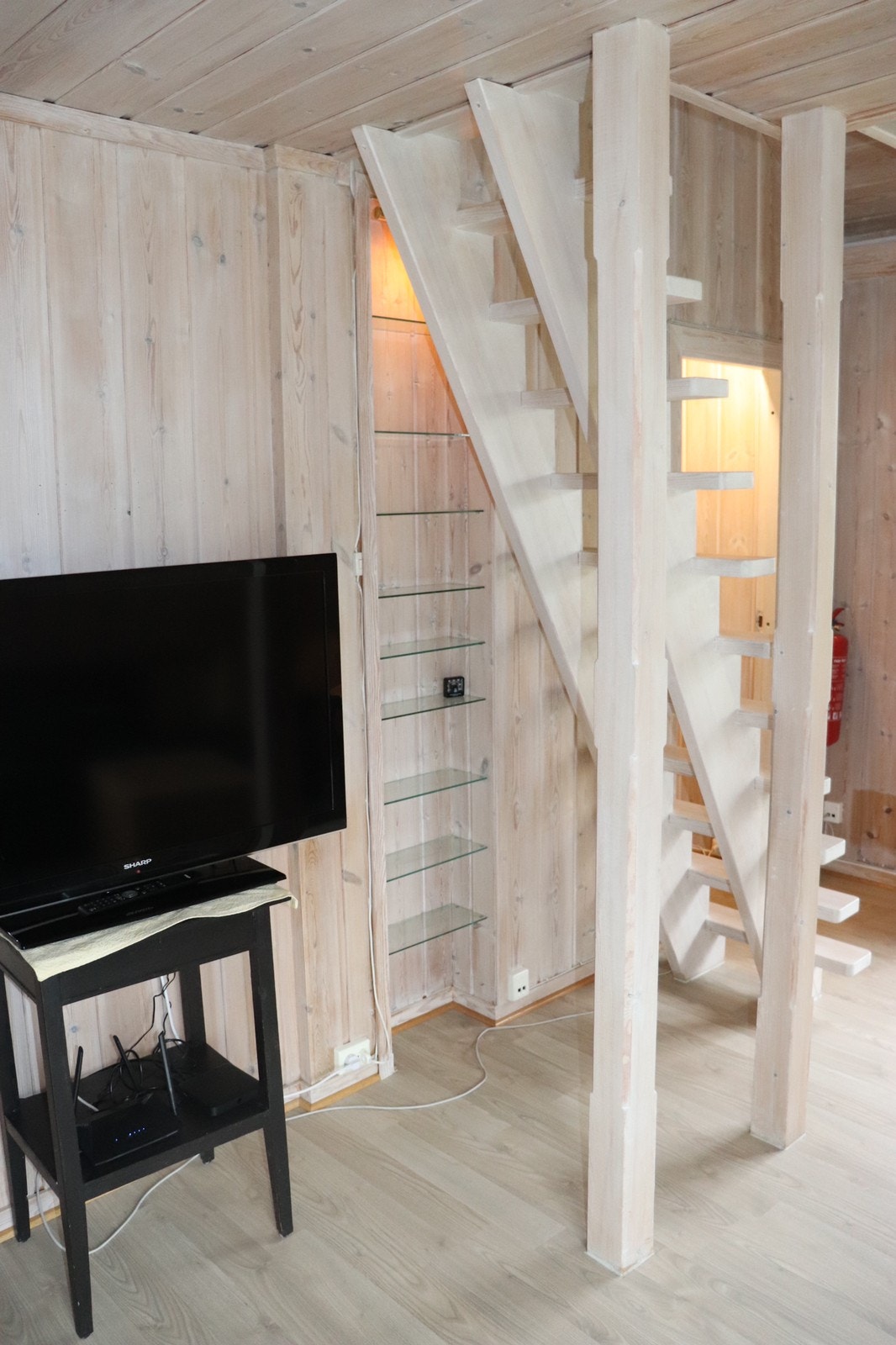 Trapp opp til hems/soverom Galleribilde