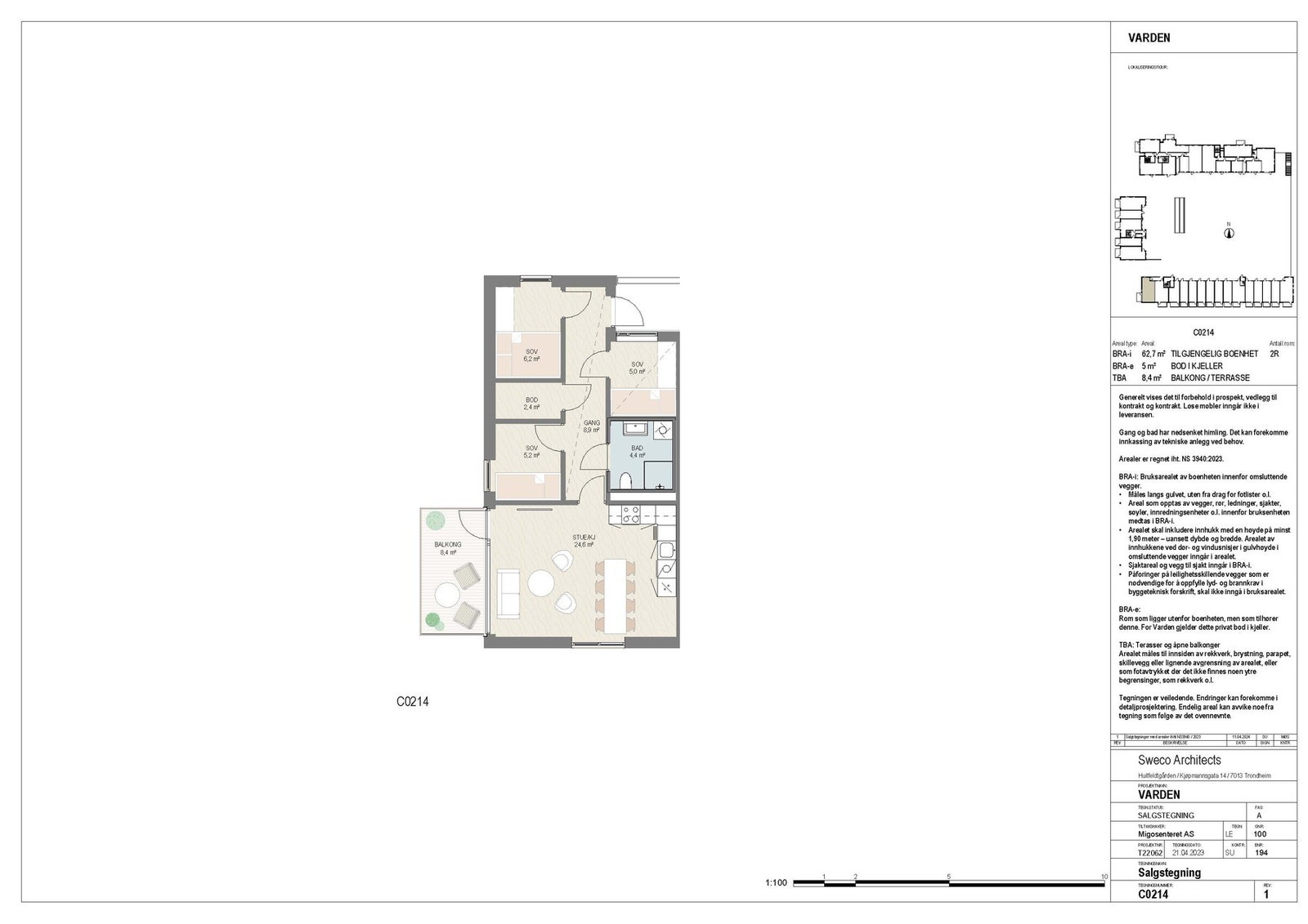 Plantegning Galleribilde