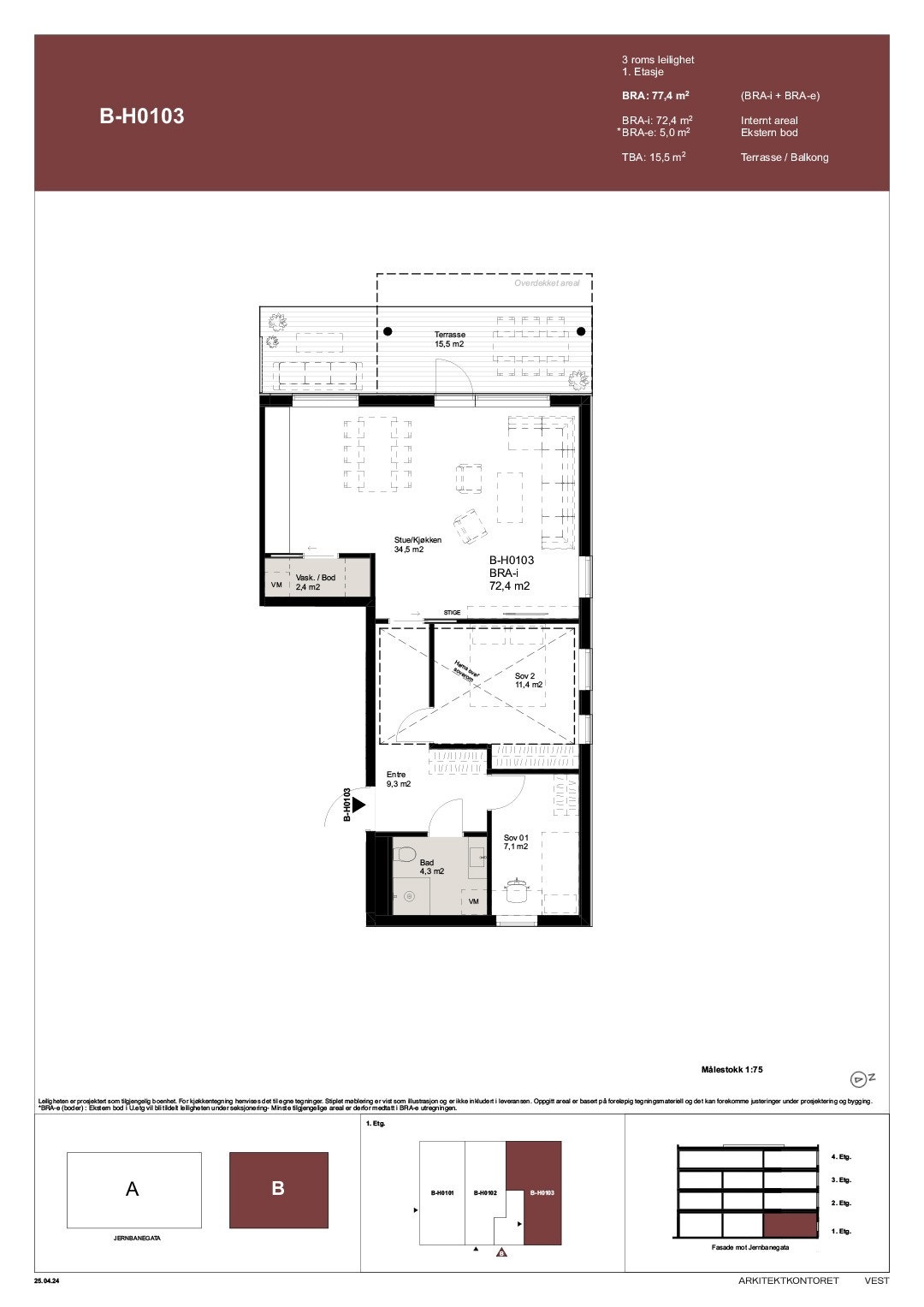 Leilighet-B-H0103 Galleribilde